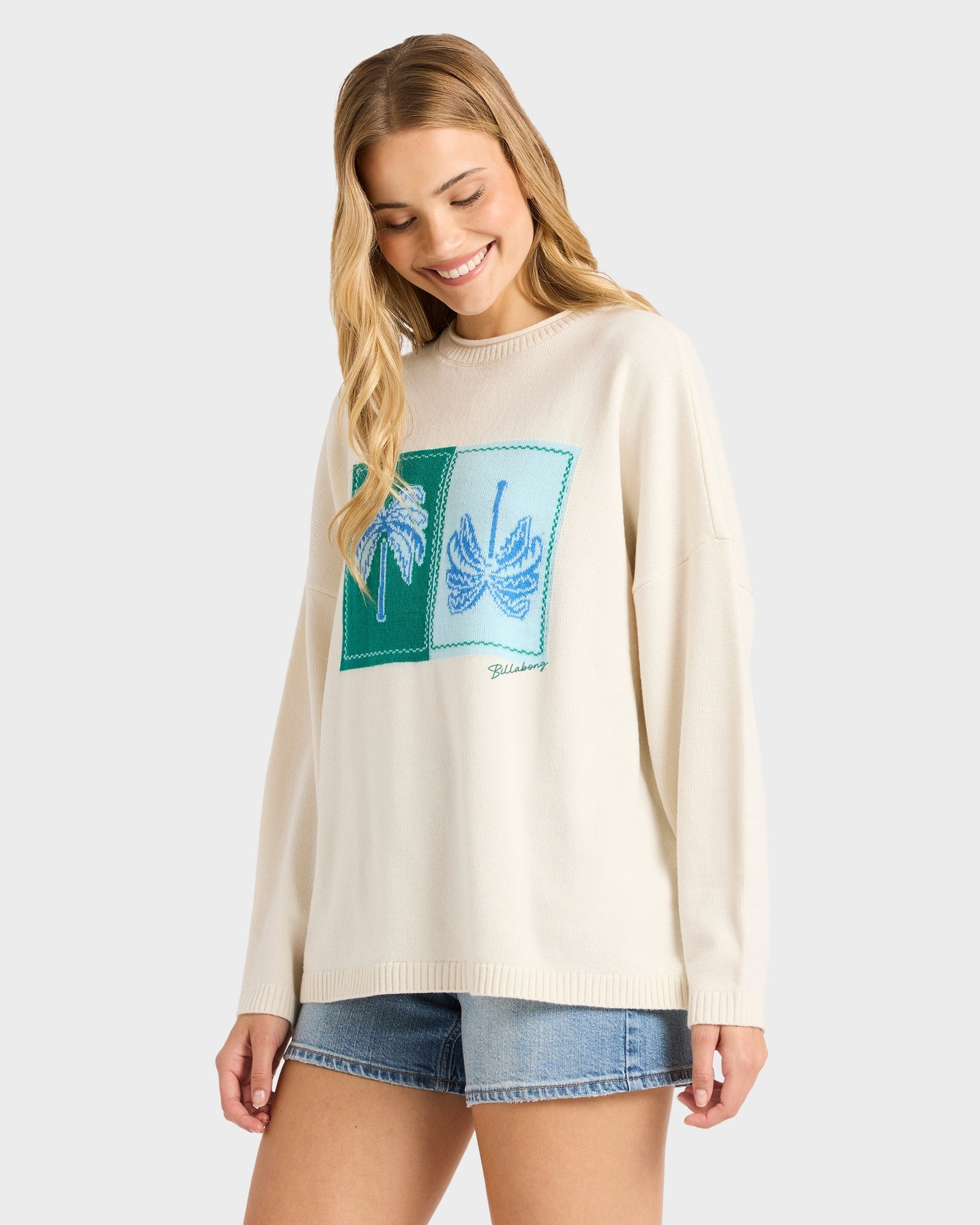 Womens Double Take Sweater