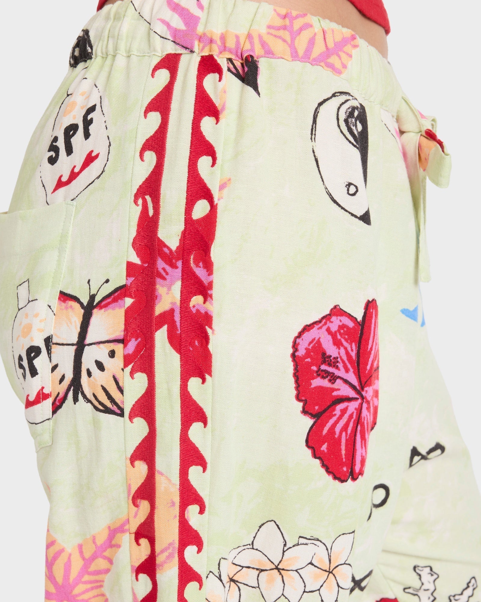 Womens Lottie Hall Elastic Pants