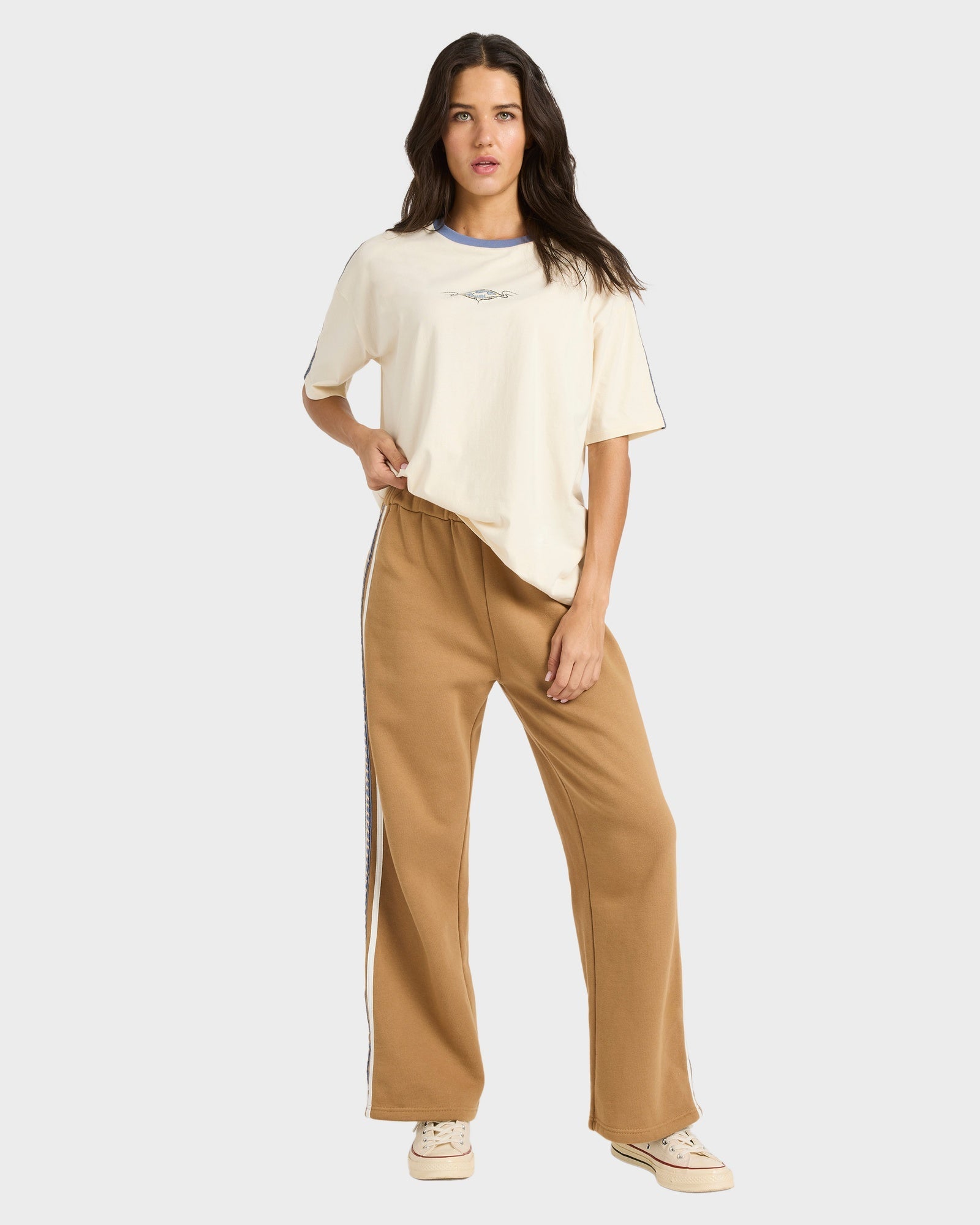 Womens The Way Back Fleece Pants – Cement – Billabong AU