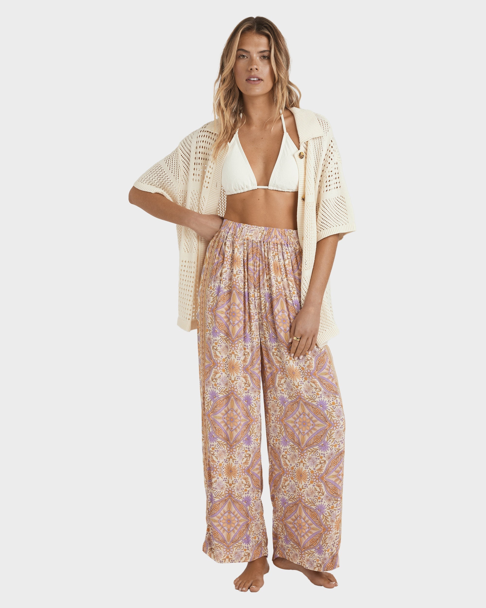 Womens Just For You Elastic Waist Pants