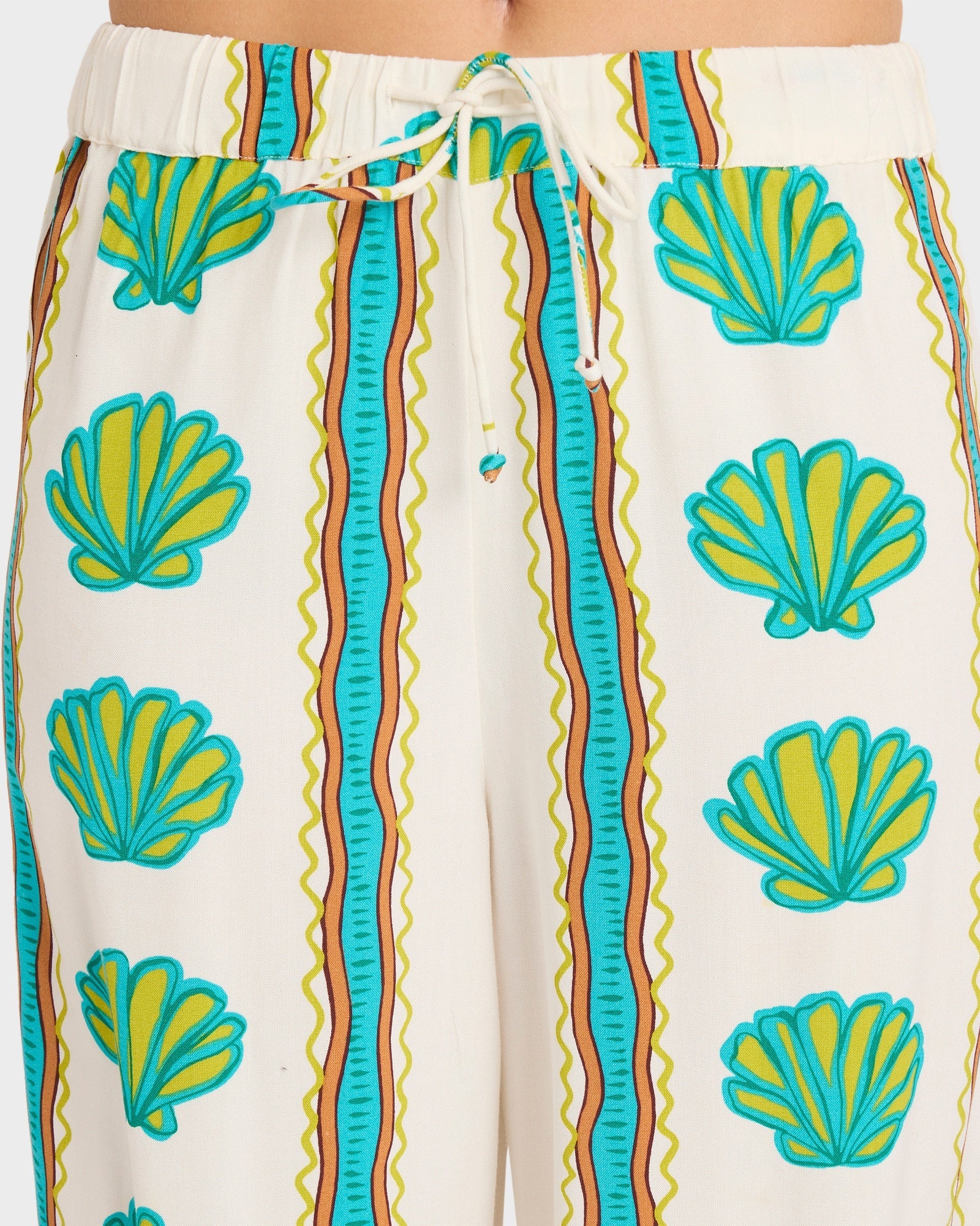 Womens Coastal Crush Elastic Pants