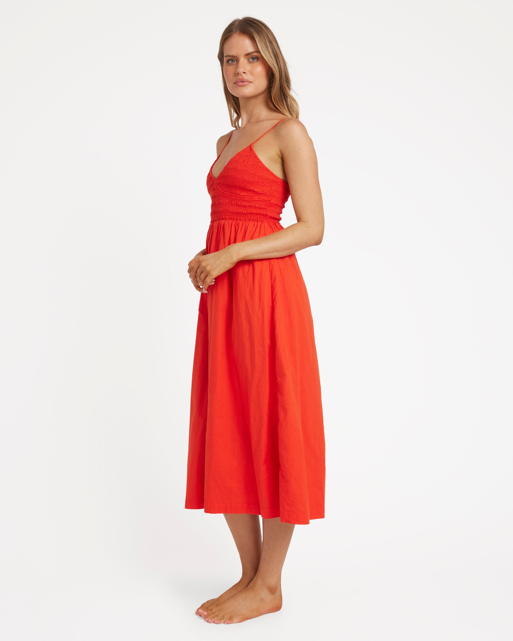 Womens Such A Trip Midi Dress