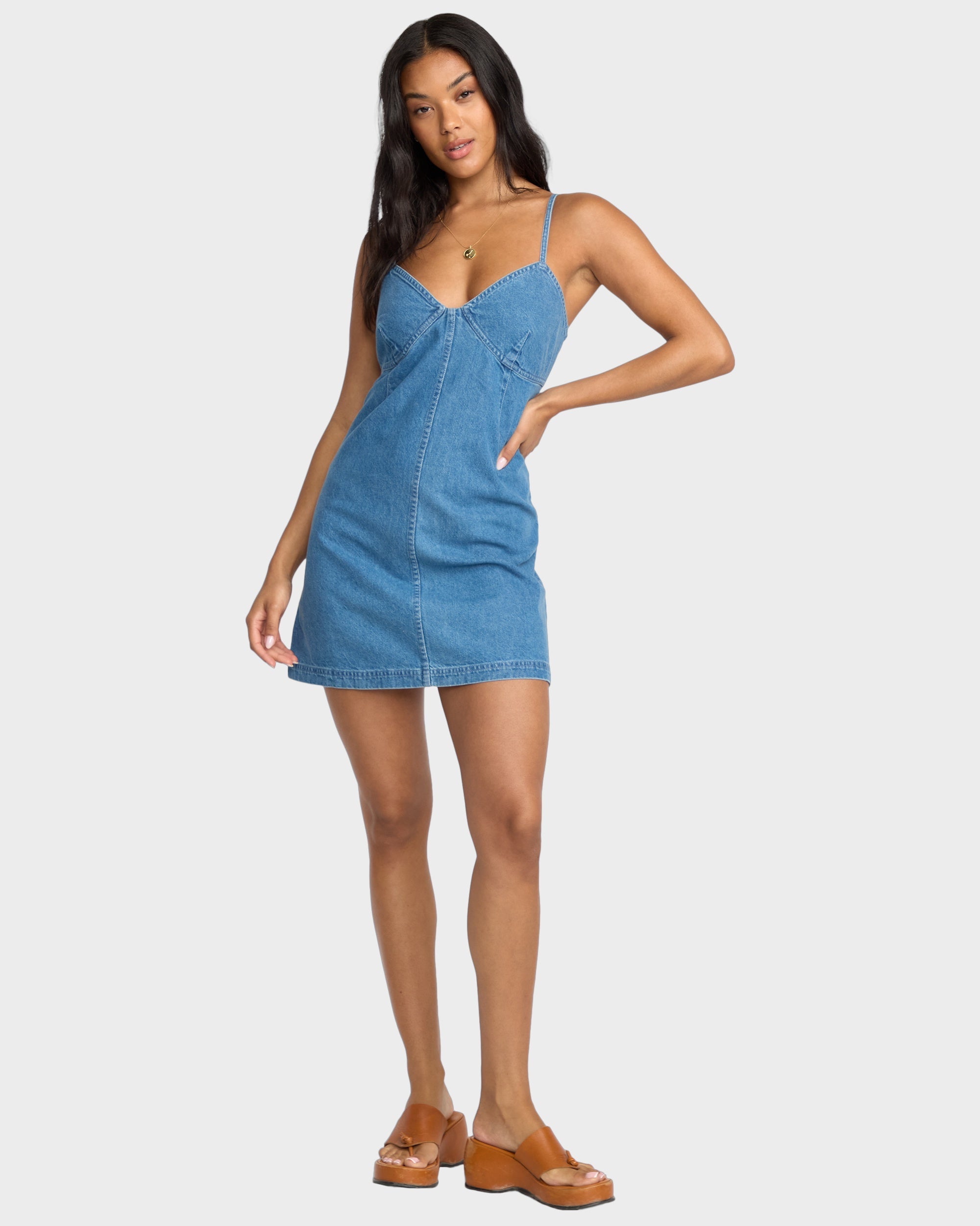 Womens Indigo Skies Mini Dress
