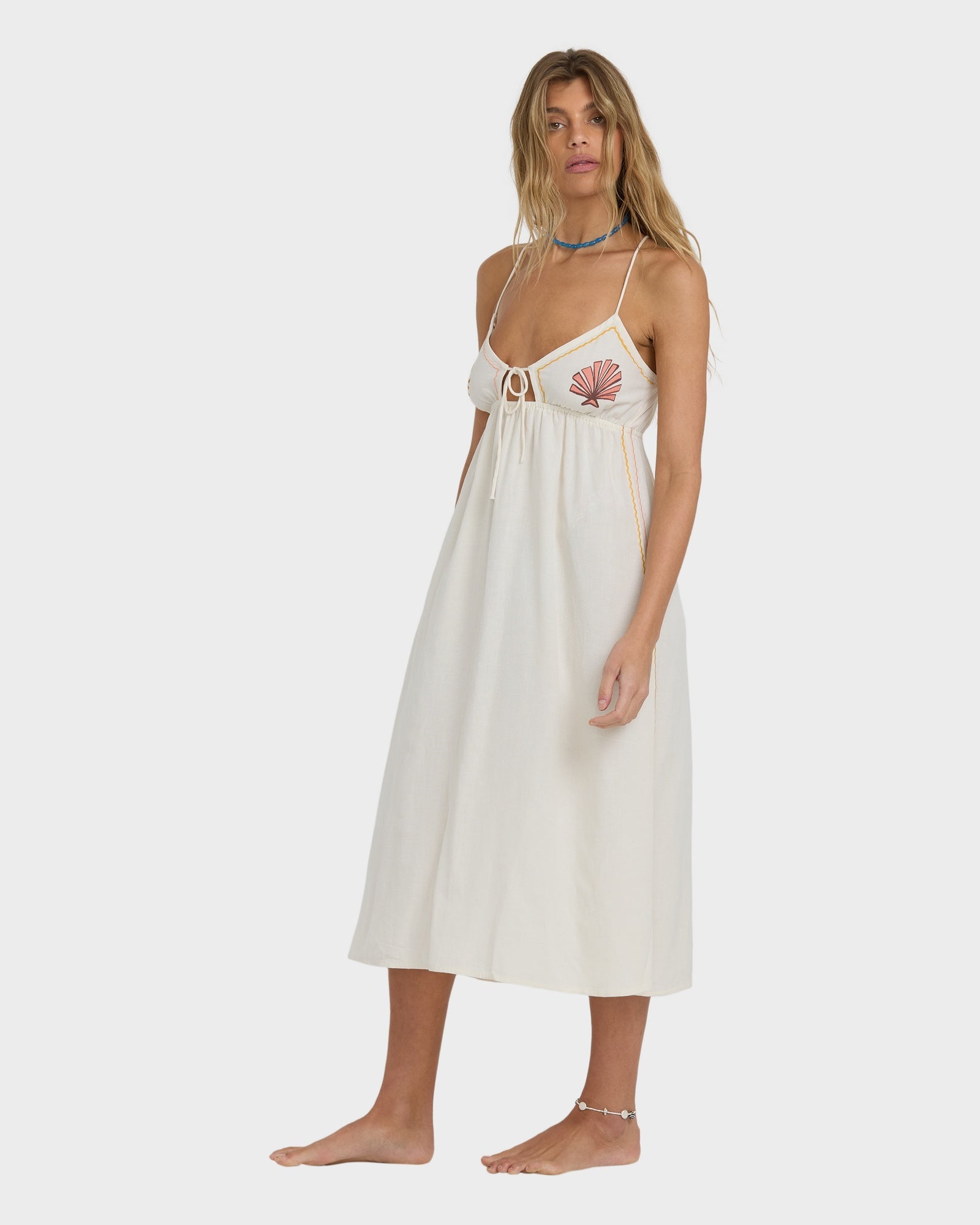 Womens Wave Haze Midi Dress