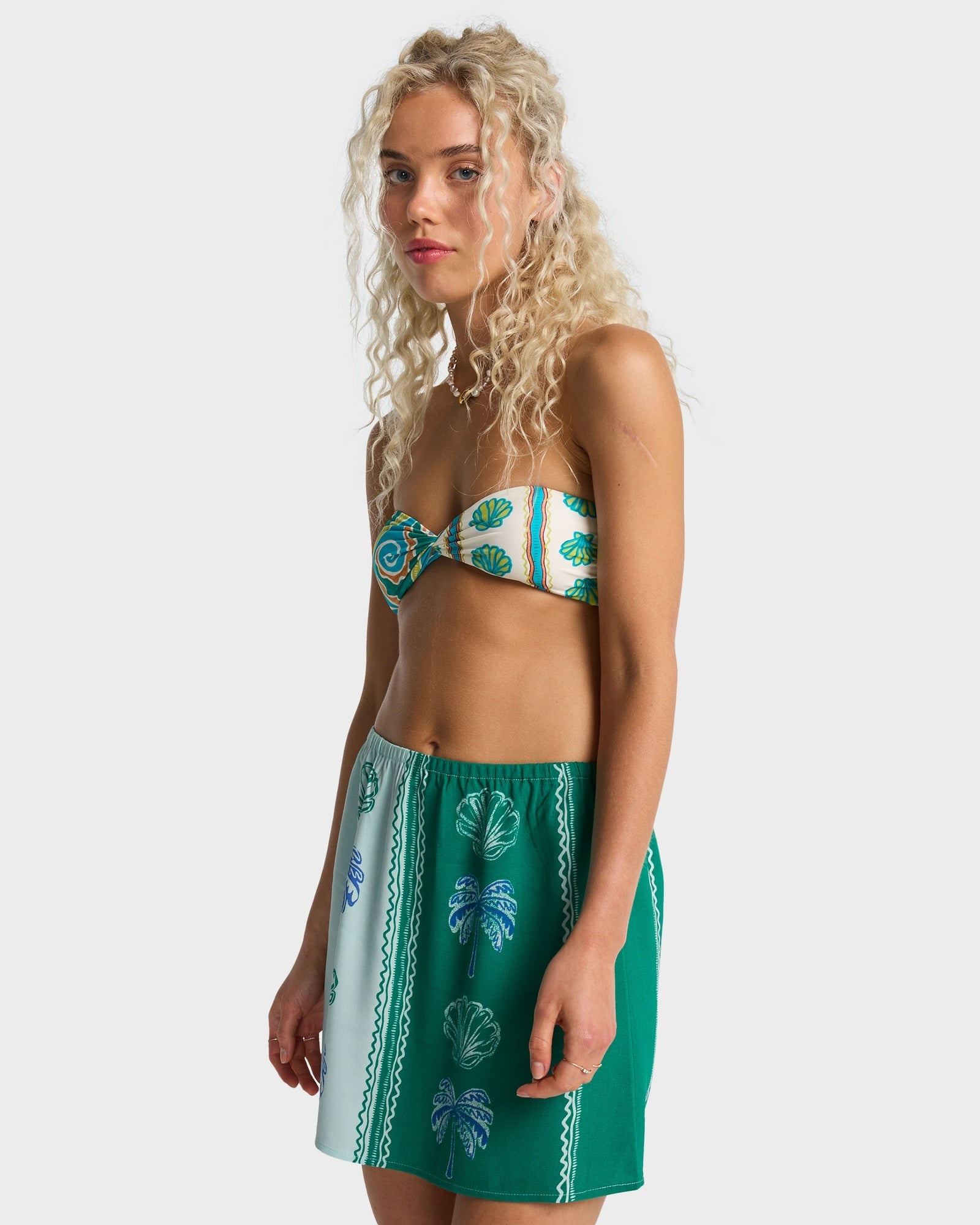 Womens Vacay Dreams Mini Skirt