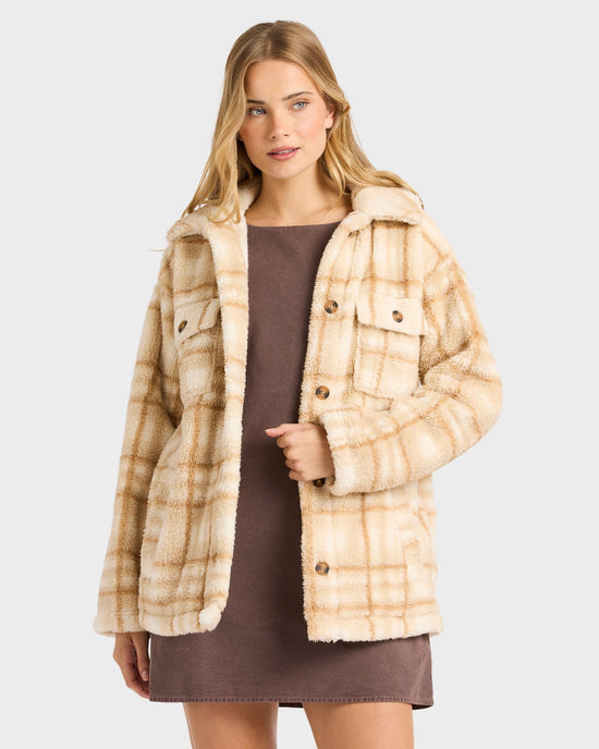 Womens Check Ya Fleece Jacket