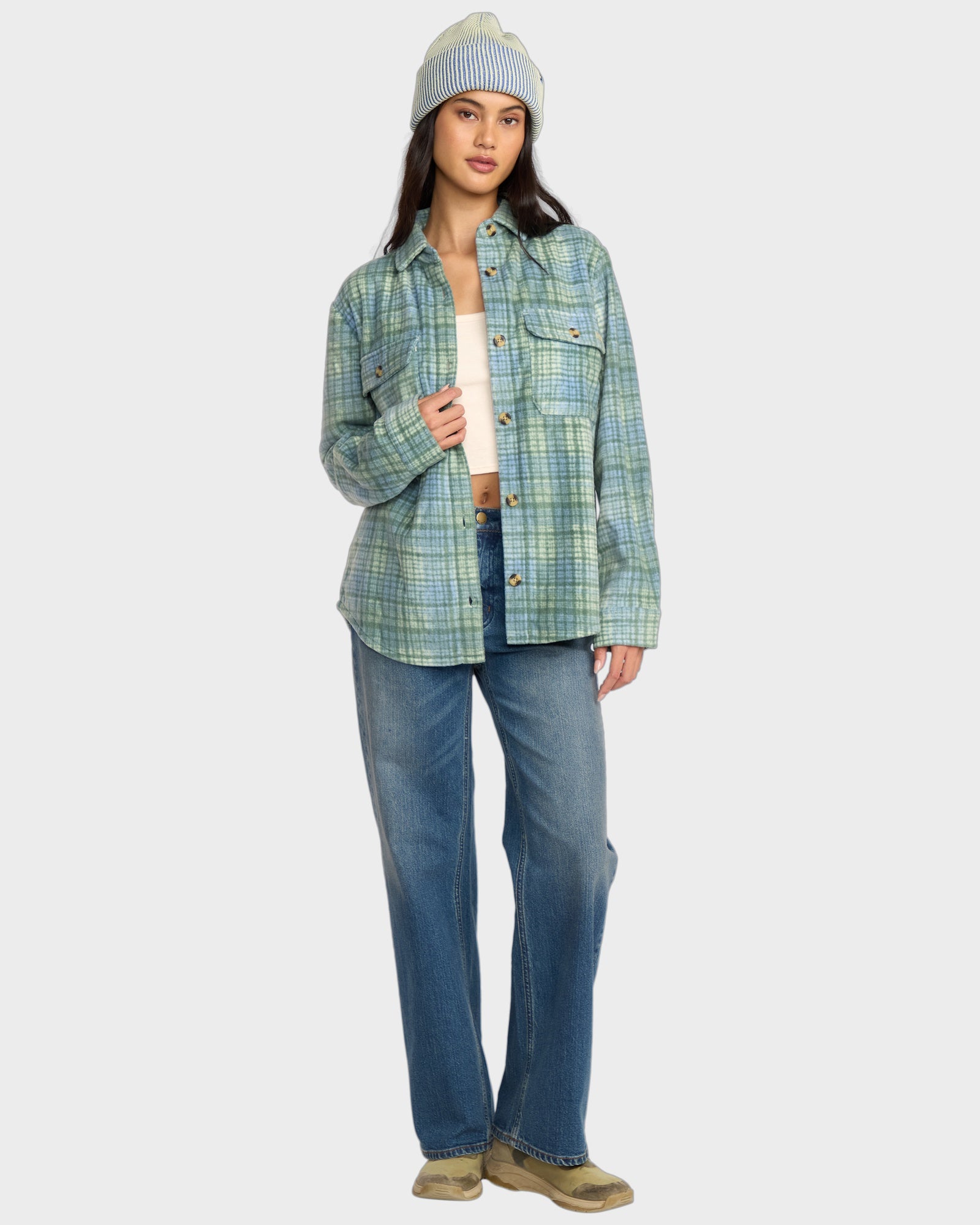 Womens Forge Fleece Long Sleeve Shirt