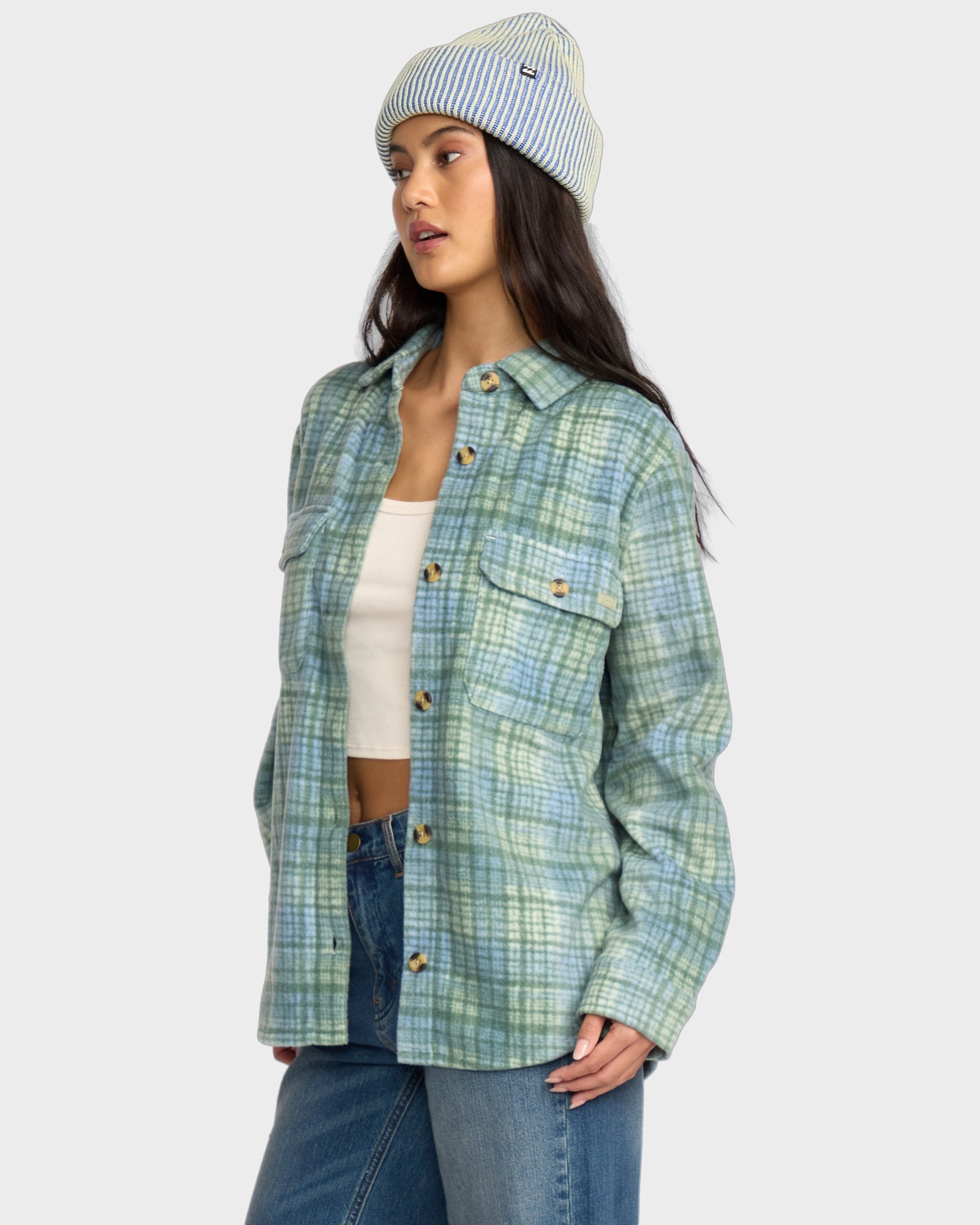 Womens Forge Fleece Long Sleeve Shirt