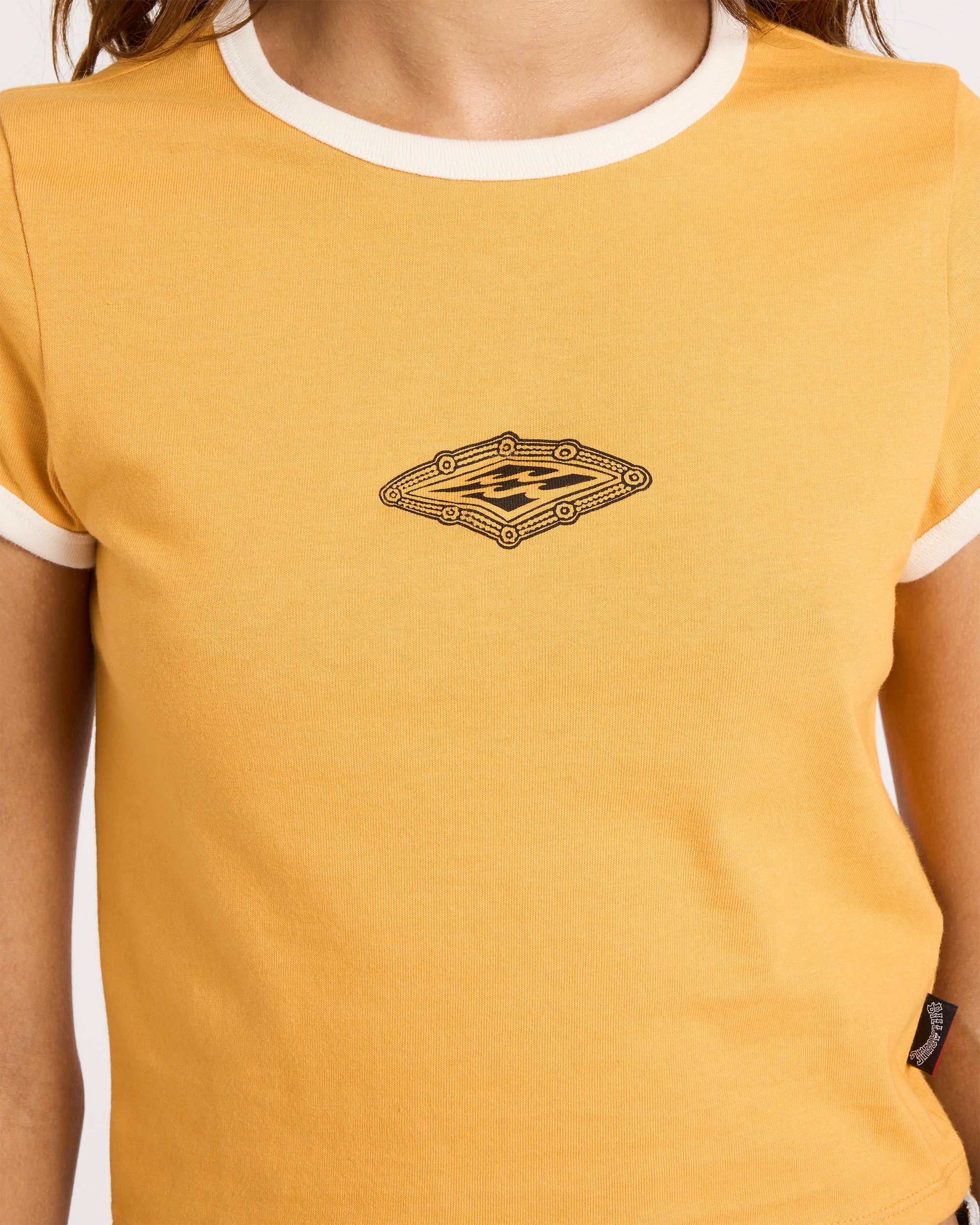 Womens Otis Diamond Crop T-Shirt