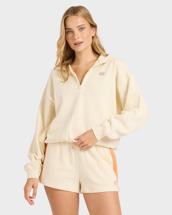Womens Classic Feels Half Zip Pullover