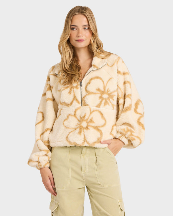 Womens Last Time Half Zip Pullover