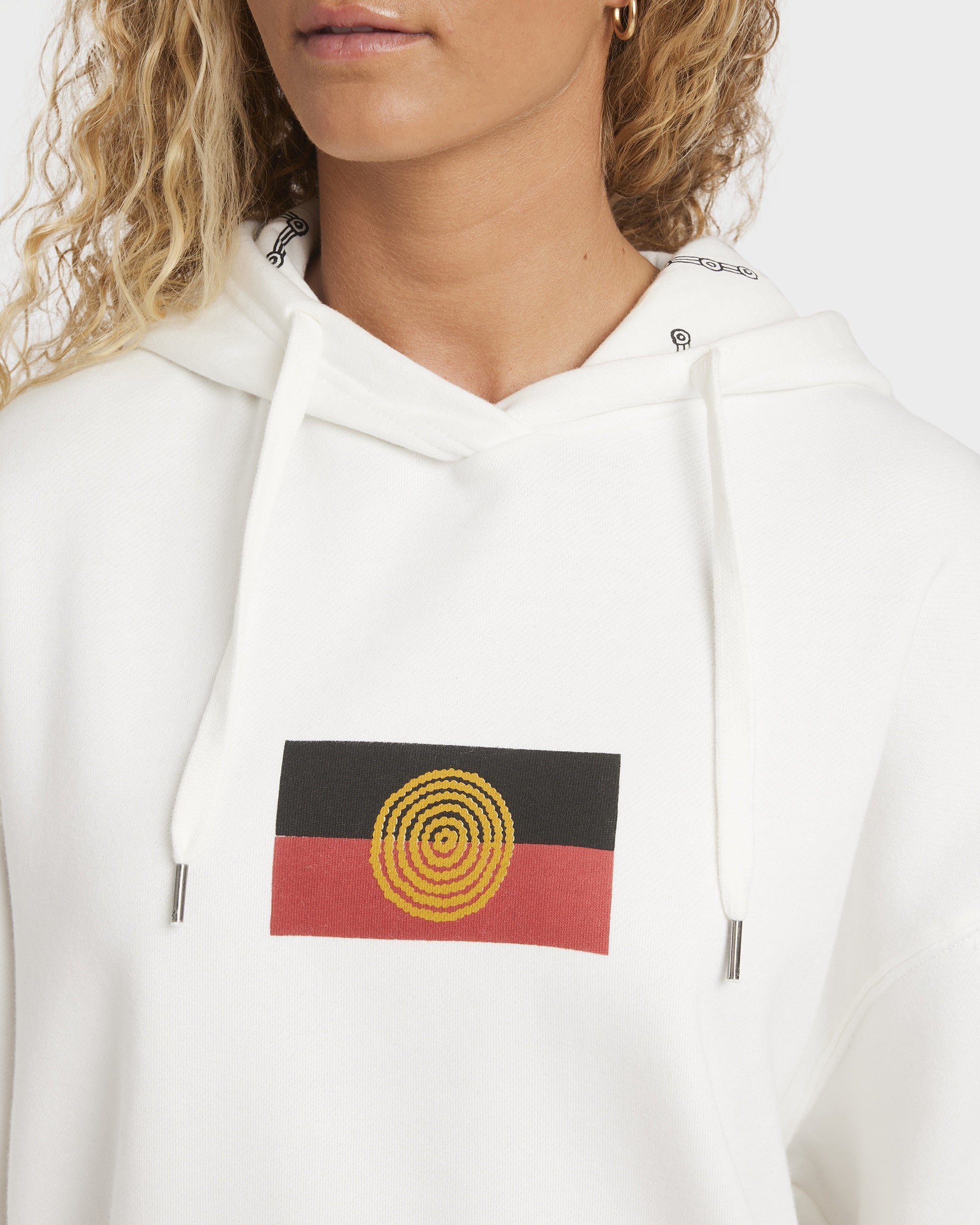 Womens Otis Flag Pullover Hoodie