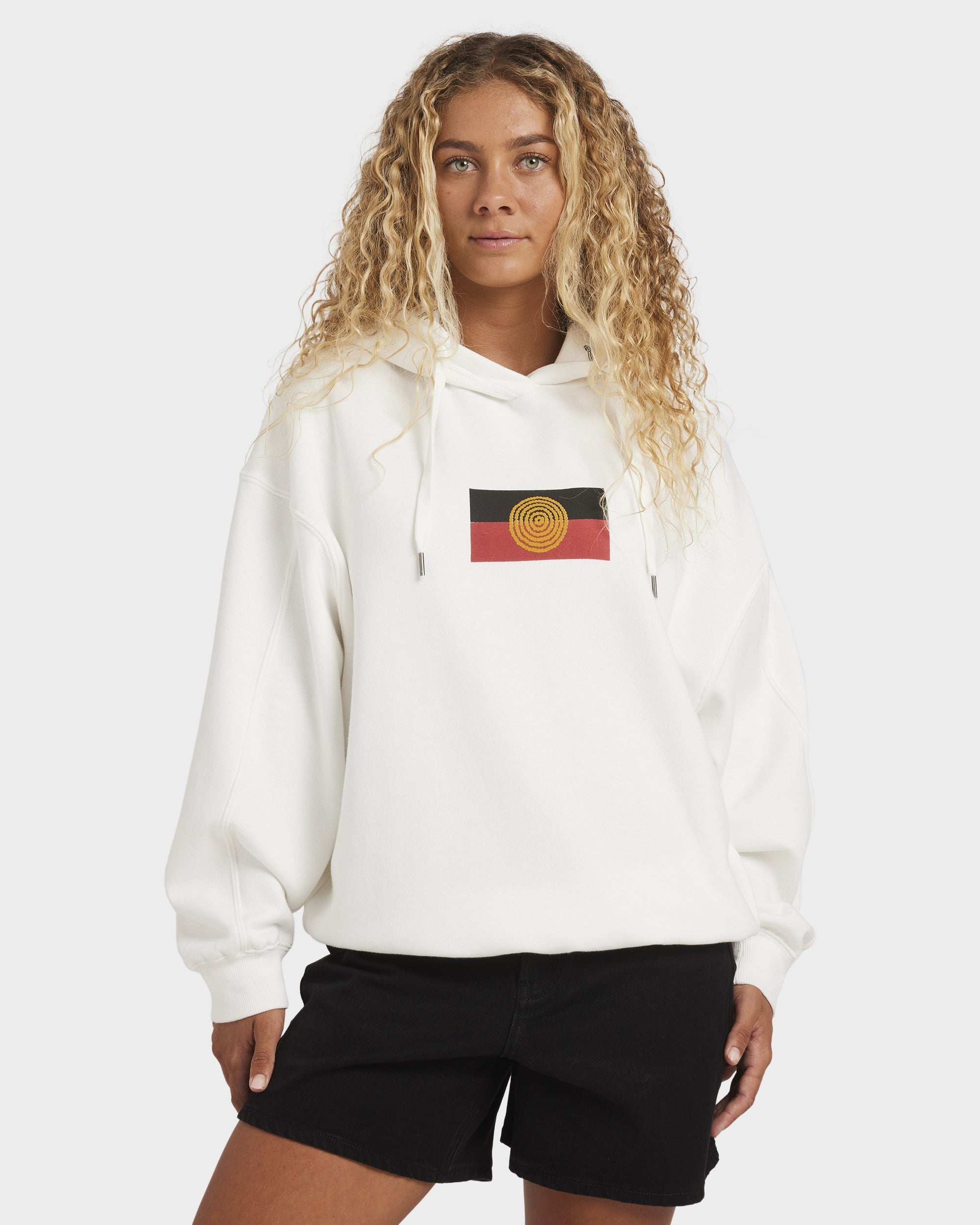 Womens Otis Flag Pullover Hoodie
