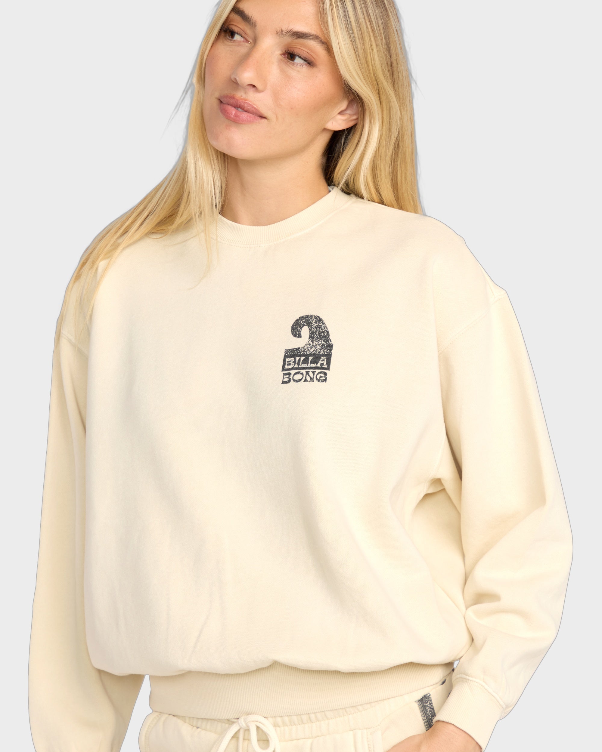 Womens Sun Wave Livin Crew Neck