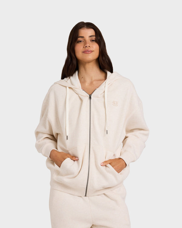 Womens Wave Essentials Zip Up Hoodie