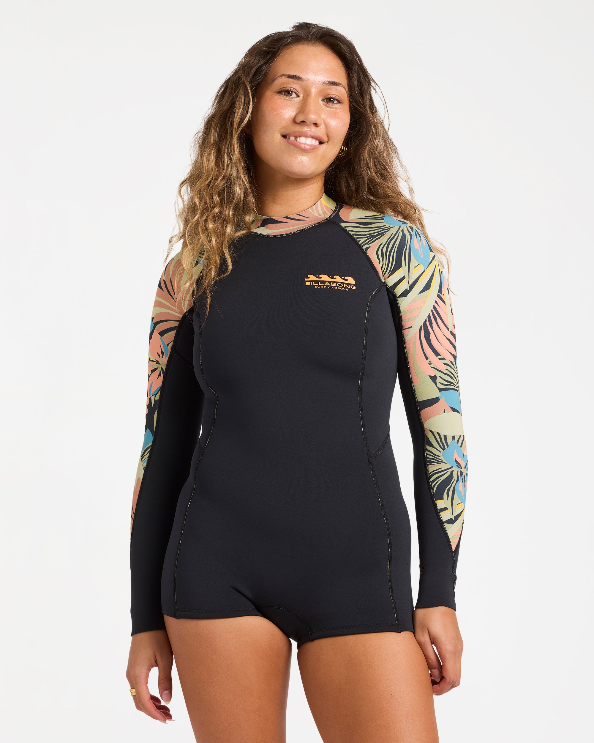 Womens 2/2 mm Spring Fever Natural Long Sleeve Springsuit