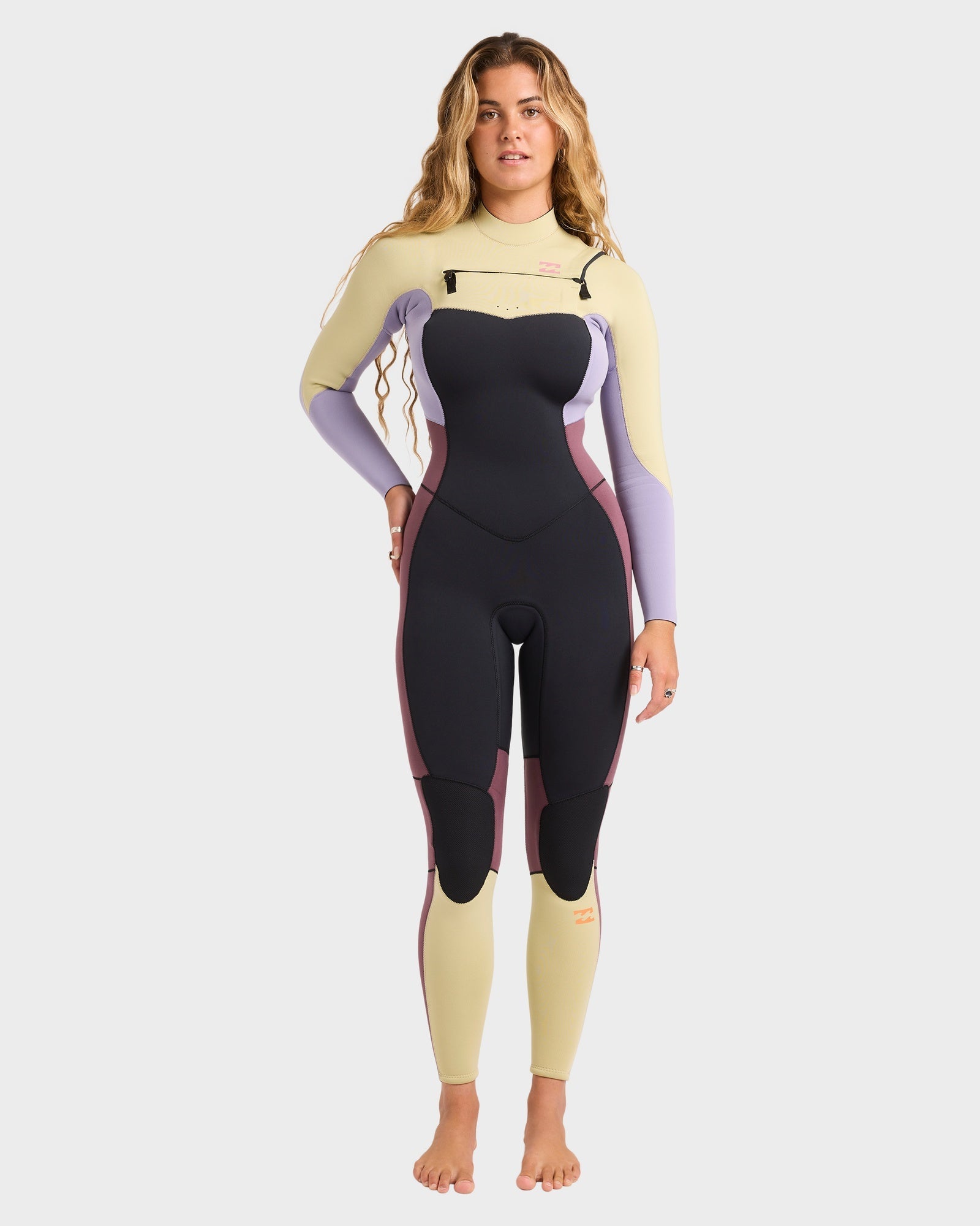 Womens 3/2mm Synergy Natural Chest Zip Steamer Wetsuit – Billabong AU