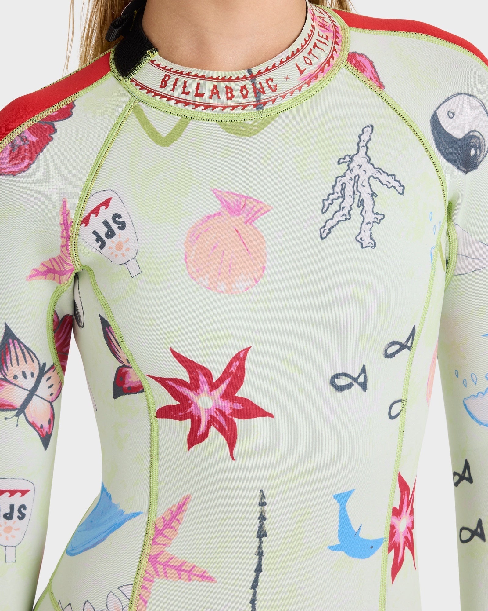 Womens 2/2mm Spring Glider Back Zip Long Sleeve Springsuit