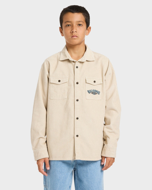 Boys 8-16 Bong Days Corduroy Long Sleeve Shirt