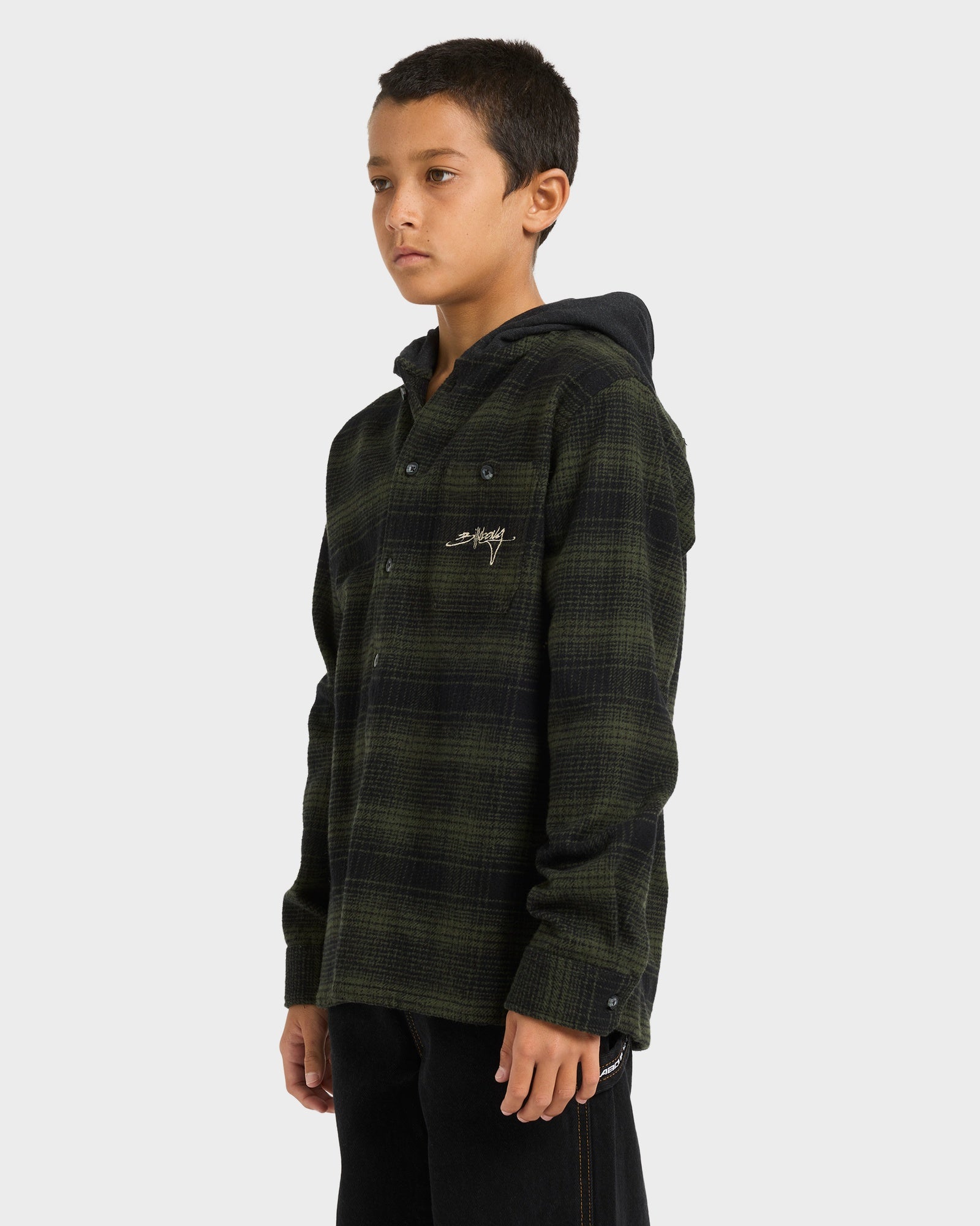 Boys 8-16 Baja Surf Flannel Long Sleeve Shirt