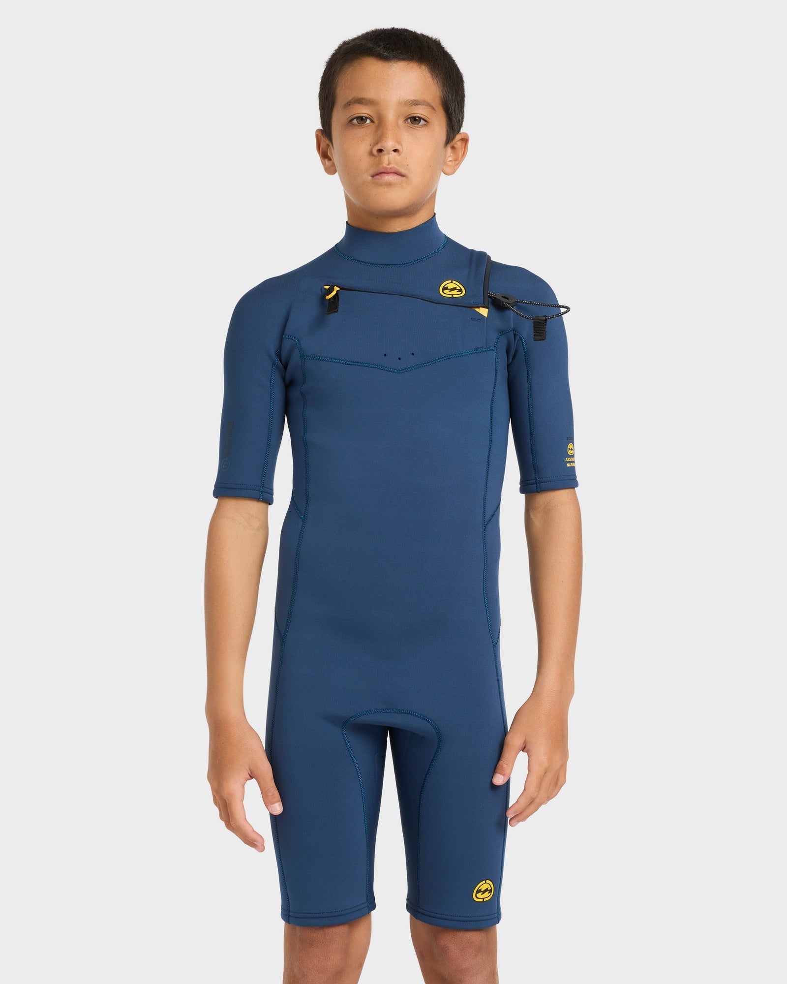 Boys 8-16 2/2 mm Absolute Natural Chest Zip GBS Springsuit