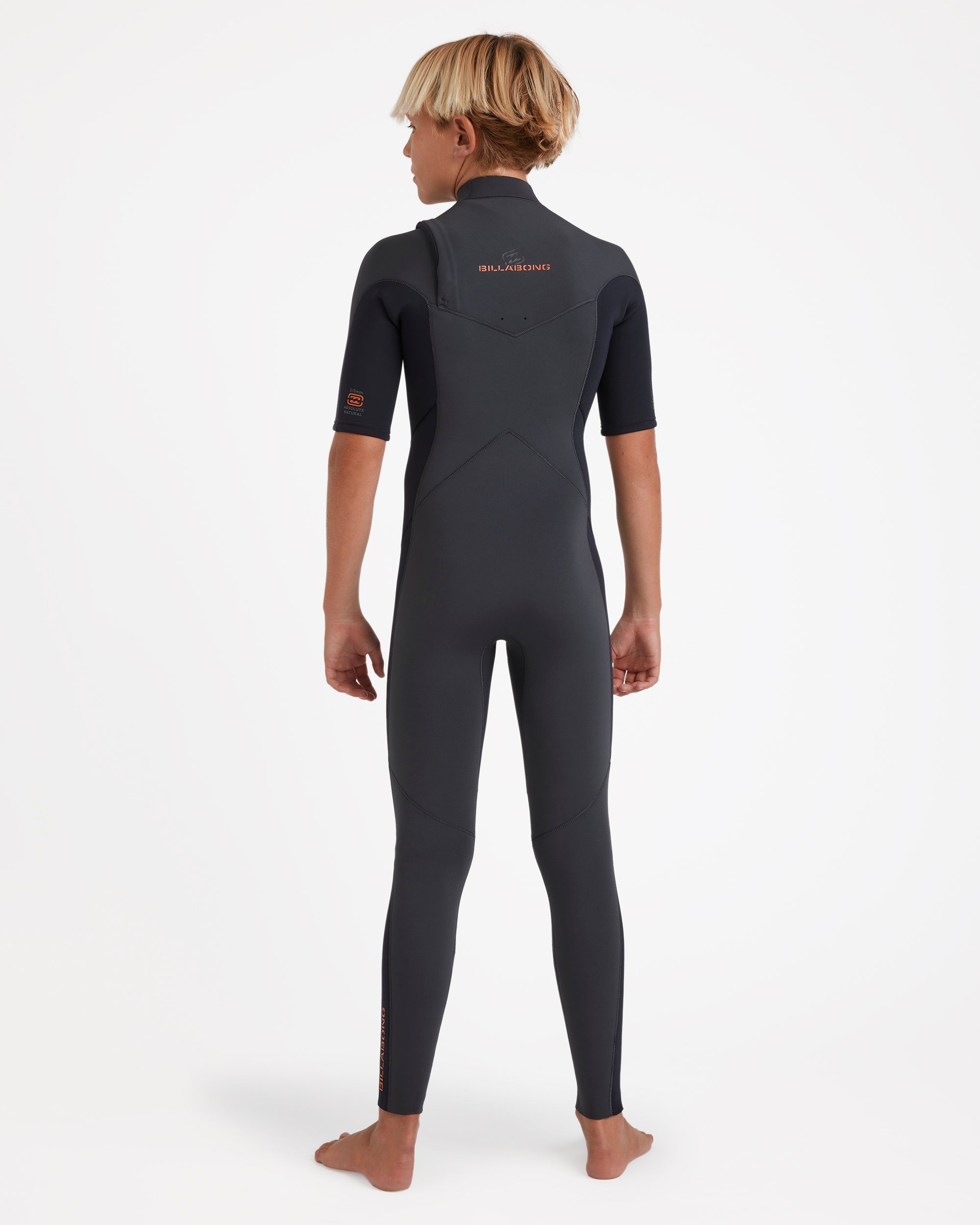 Boys 8-16 2/2 mm Absolute Natural Chest Zip GBS Fullsuit