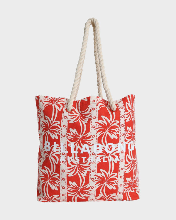 Womens Row Of Palms Be Tote Bag