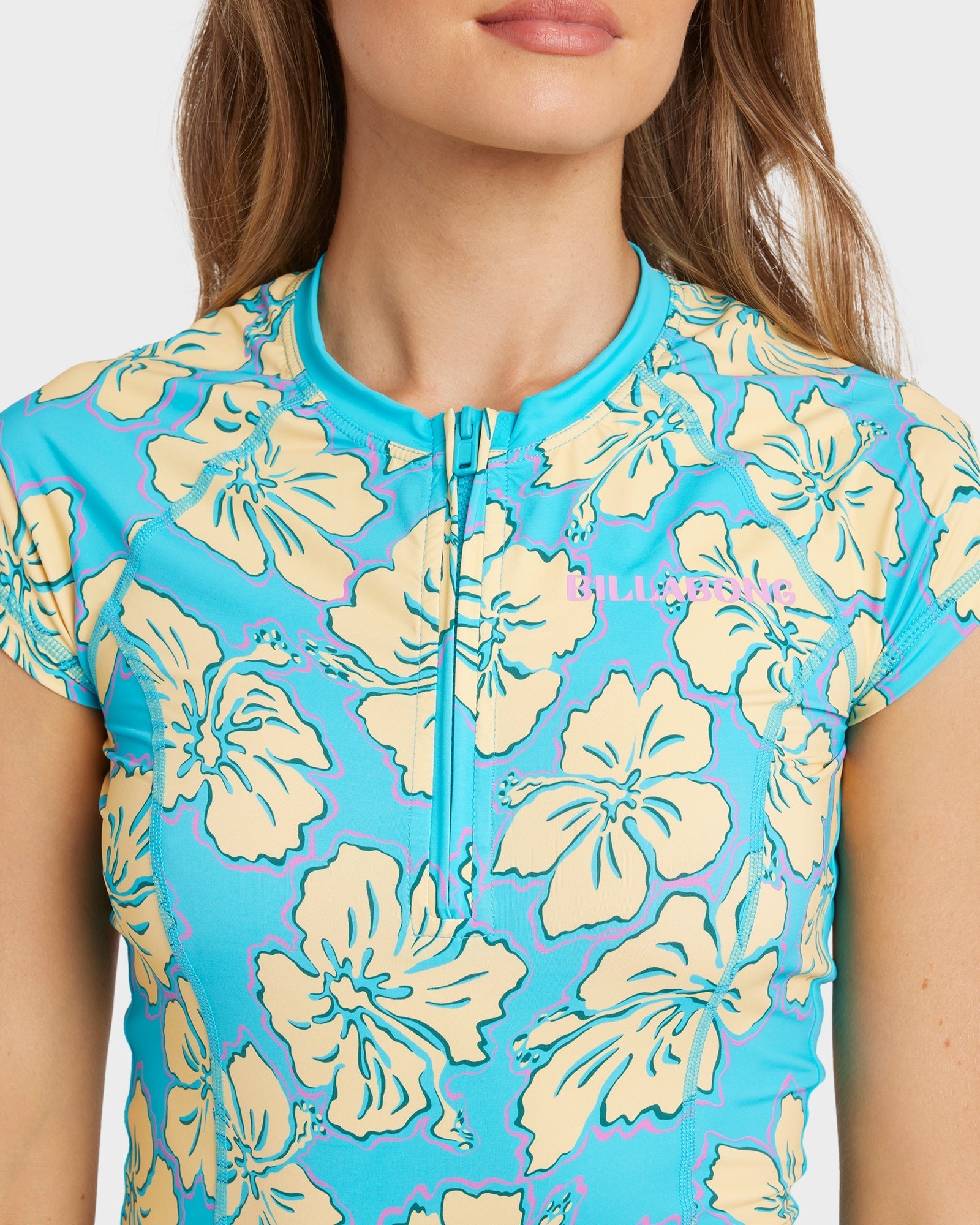 Womens Tropic Shift Point Break Rash Vest