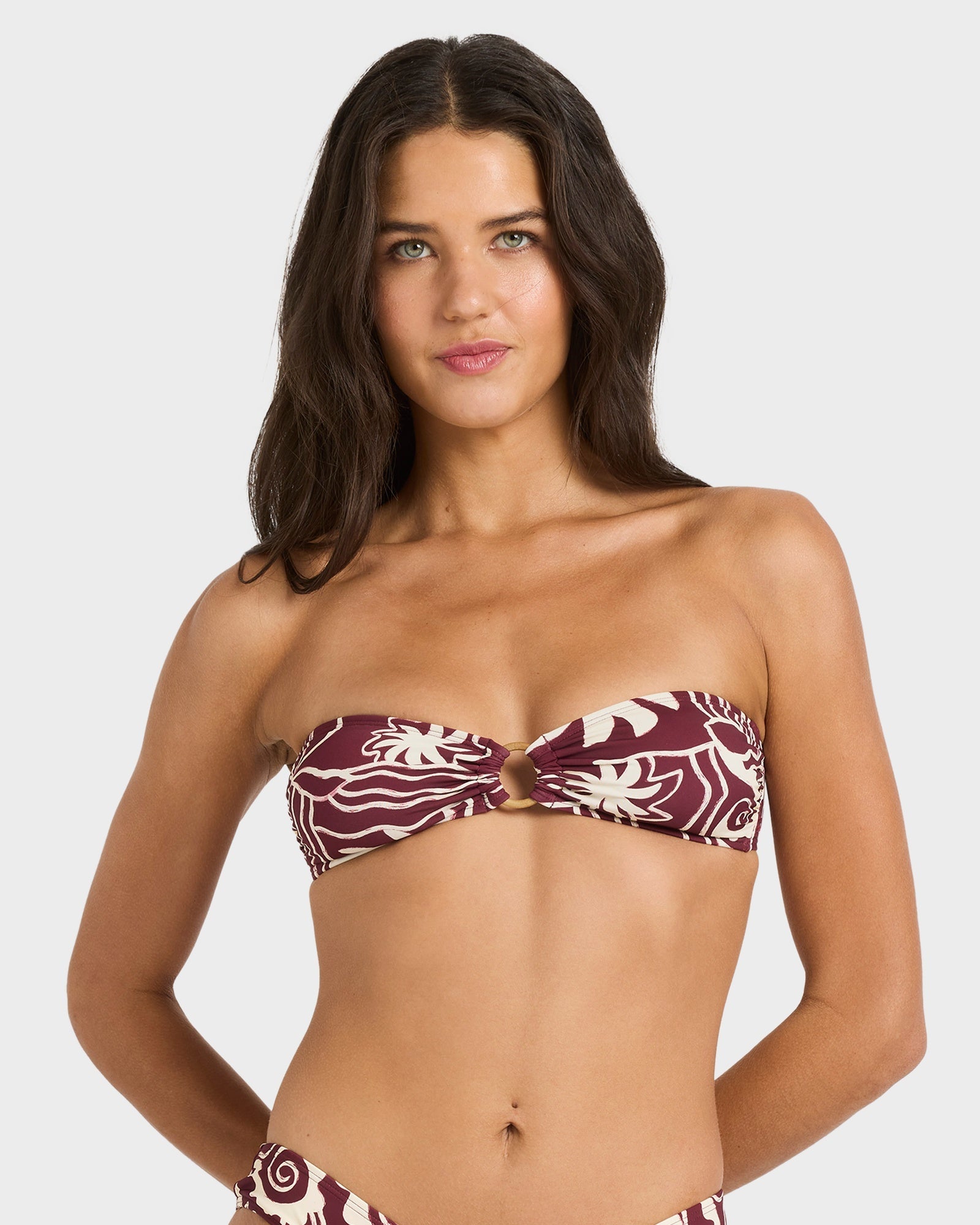 Womens Sol Playa Rio Bandeau Bikini Top