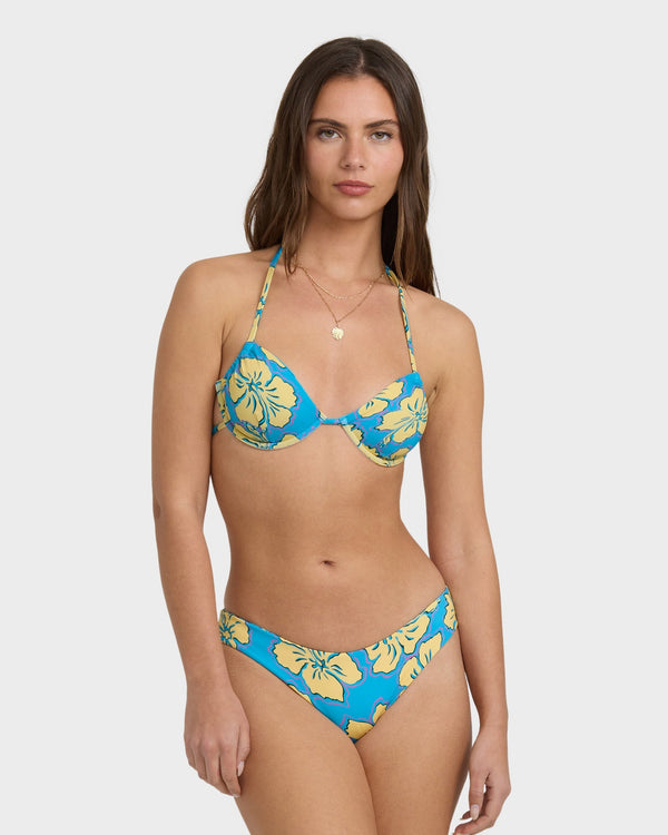 Womens Tropic Shift Strappy Underwire Bikini Top