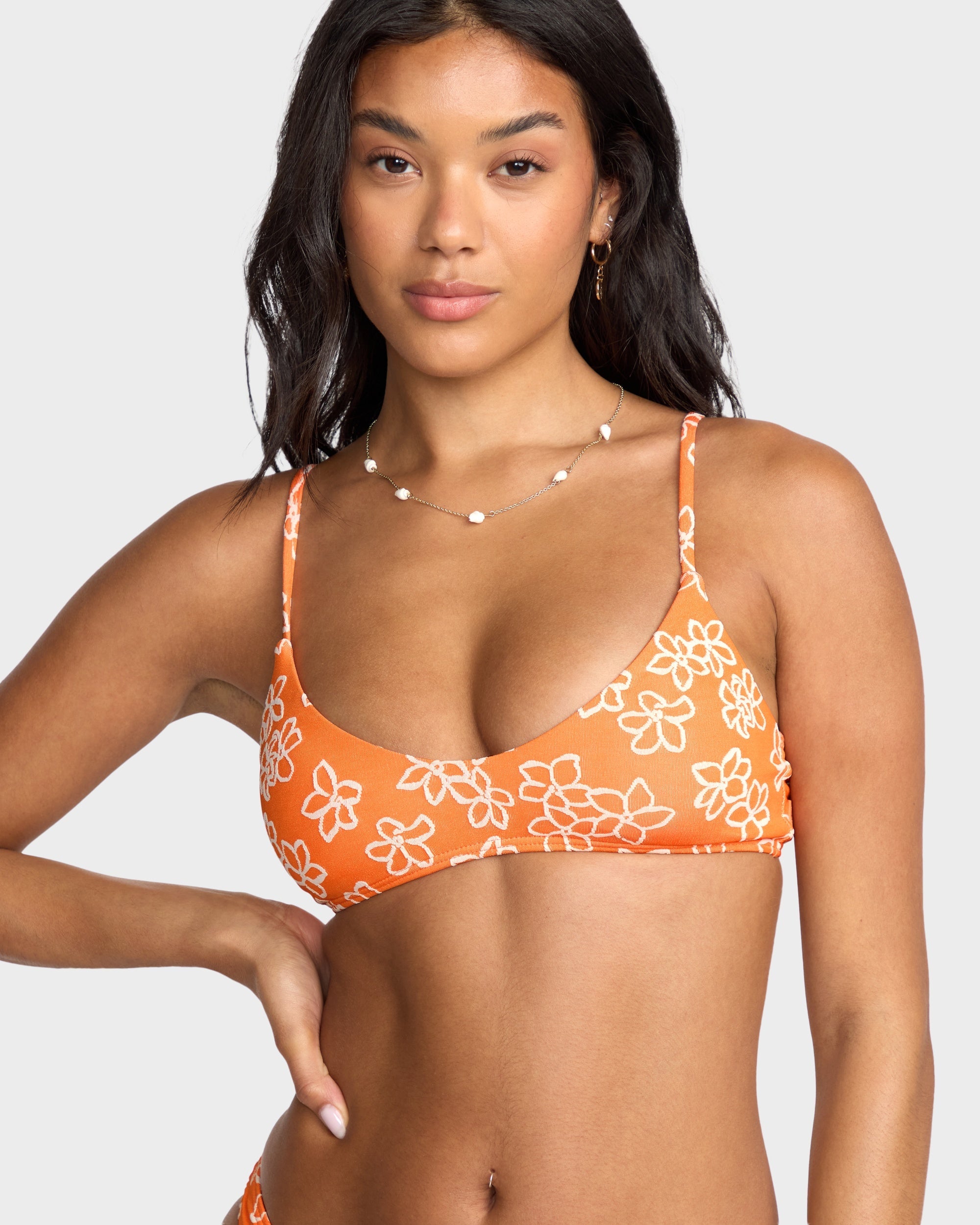 Womens Josie Have It All V Bralette Bikini Top