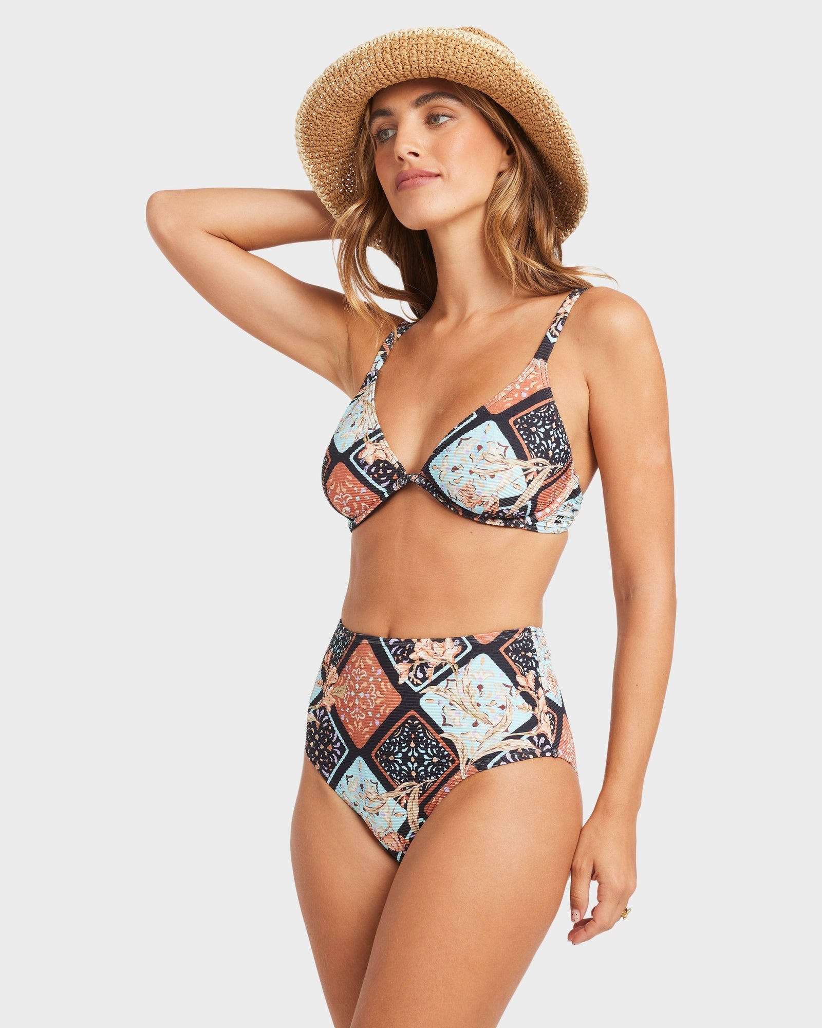 Womens Forever Folk Hi Retro Bikini Bottom