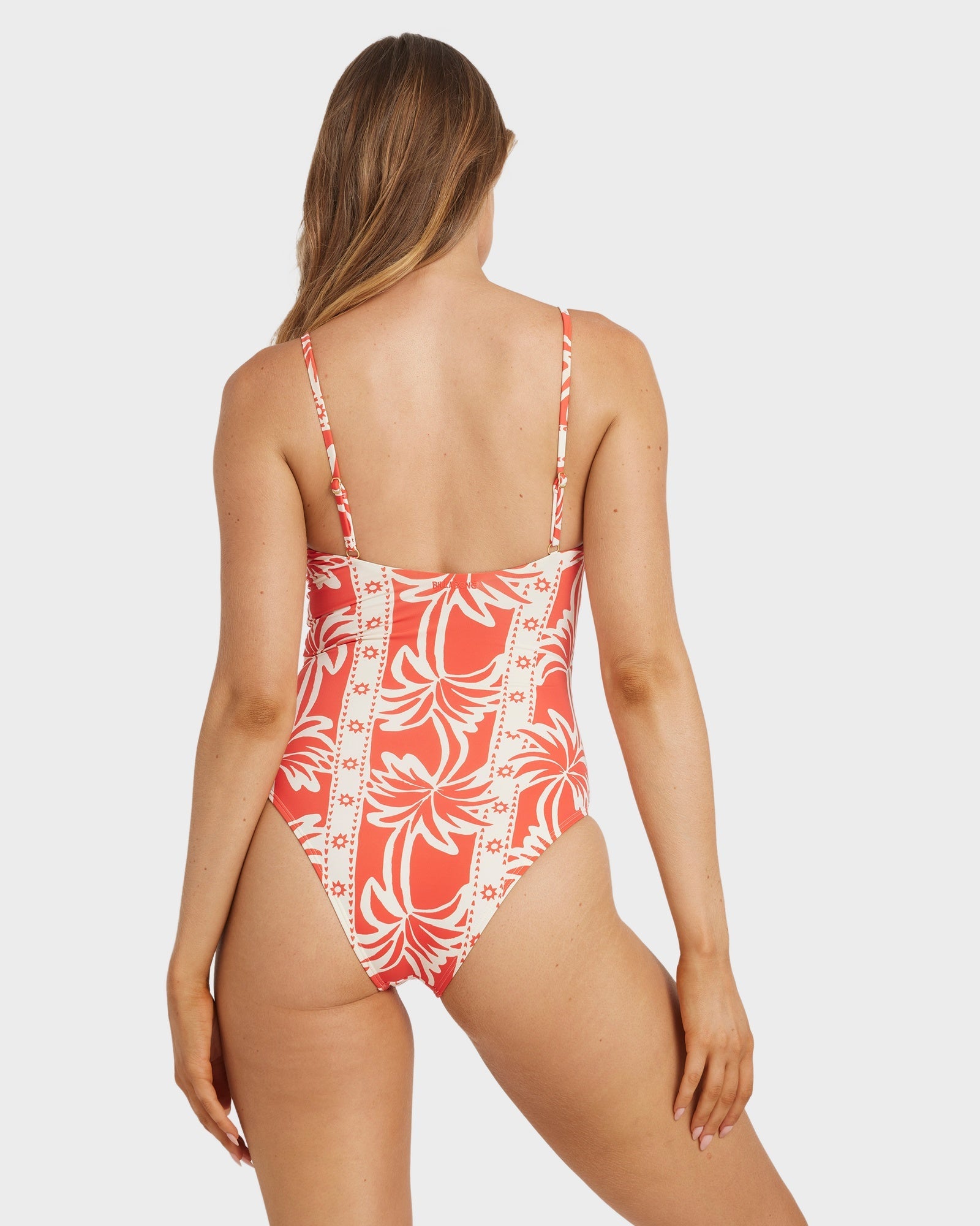 Womens Row Of Palms Bella One Piece Swimsuit
