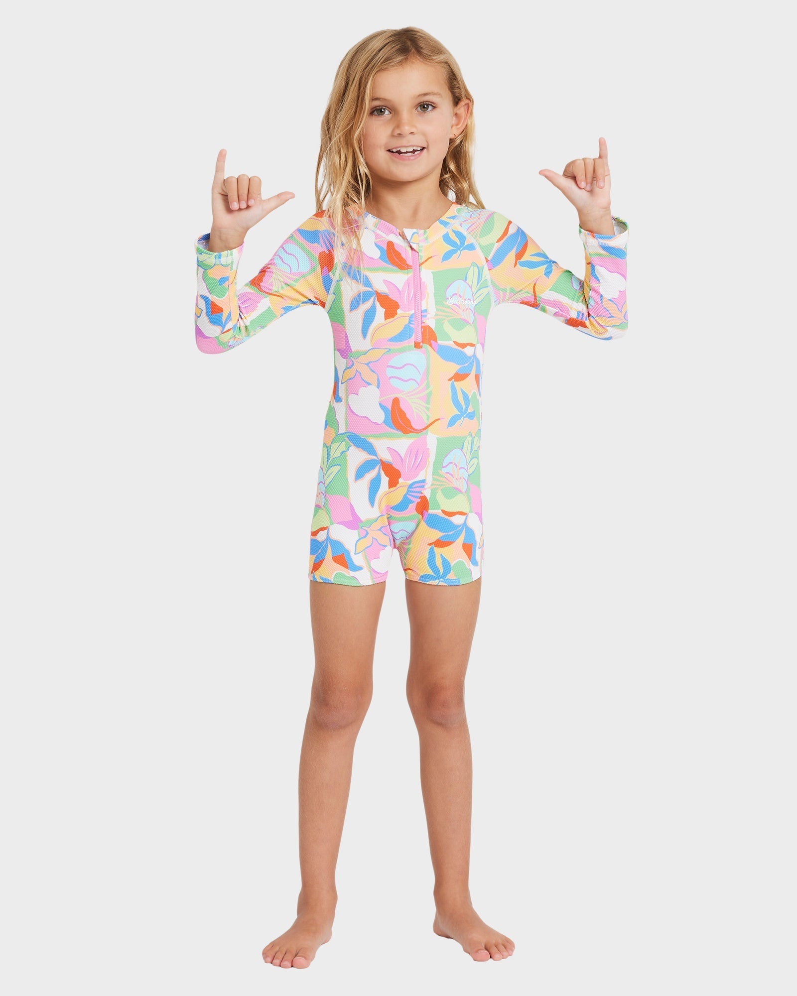 Girls 0-5 Sun Shift One Piece Shortie Rash Vest