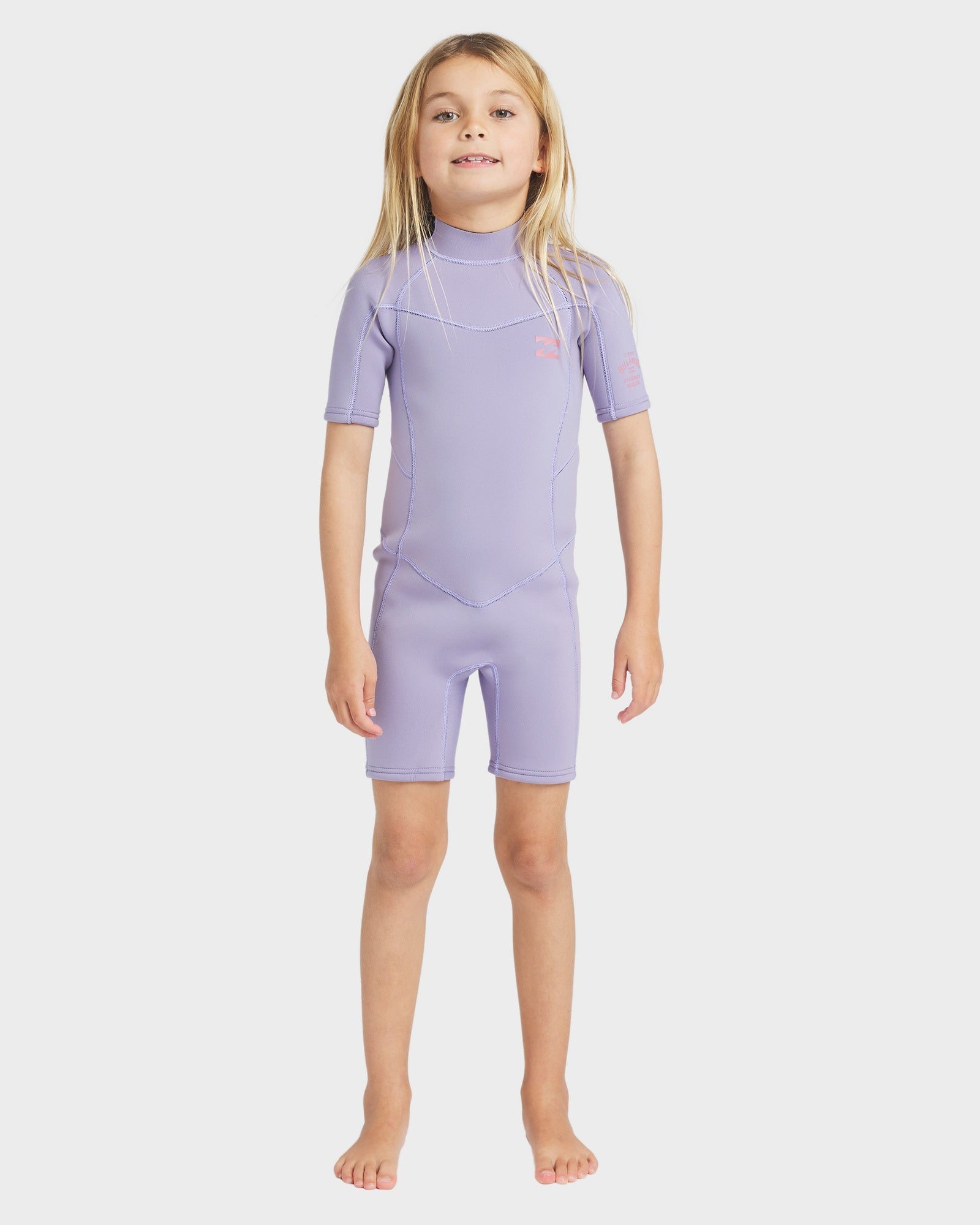 Girls 2-6 2/2 mm Synergy Back Zip Springsuit – Billabong