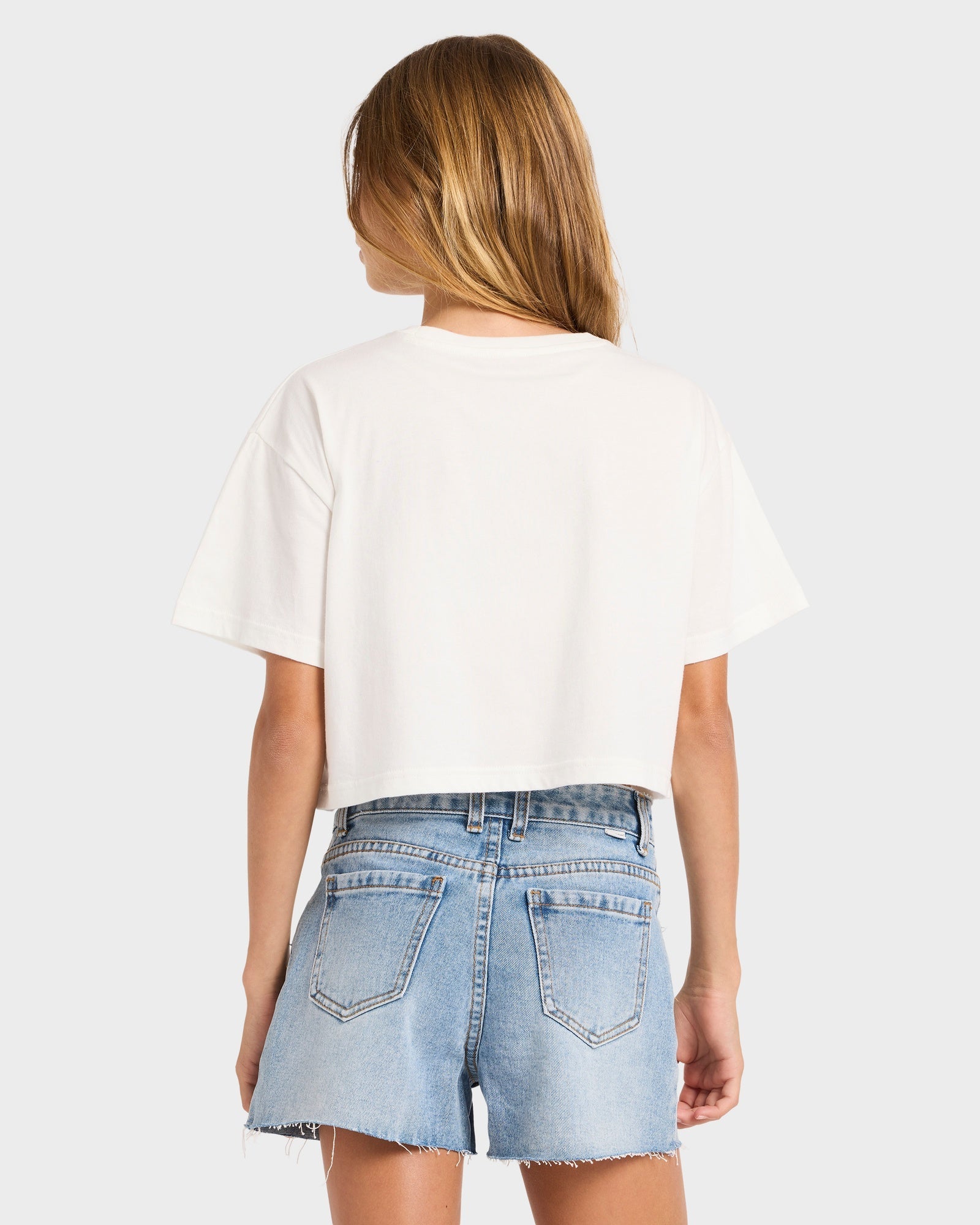 Girls 6-14 Say My Name Crop T-Shirt