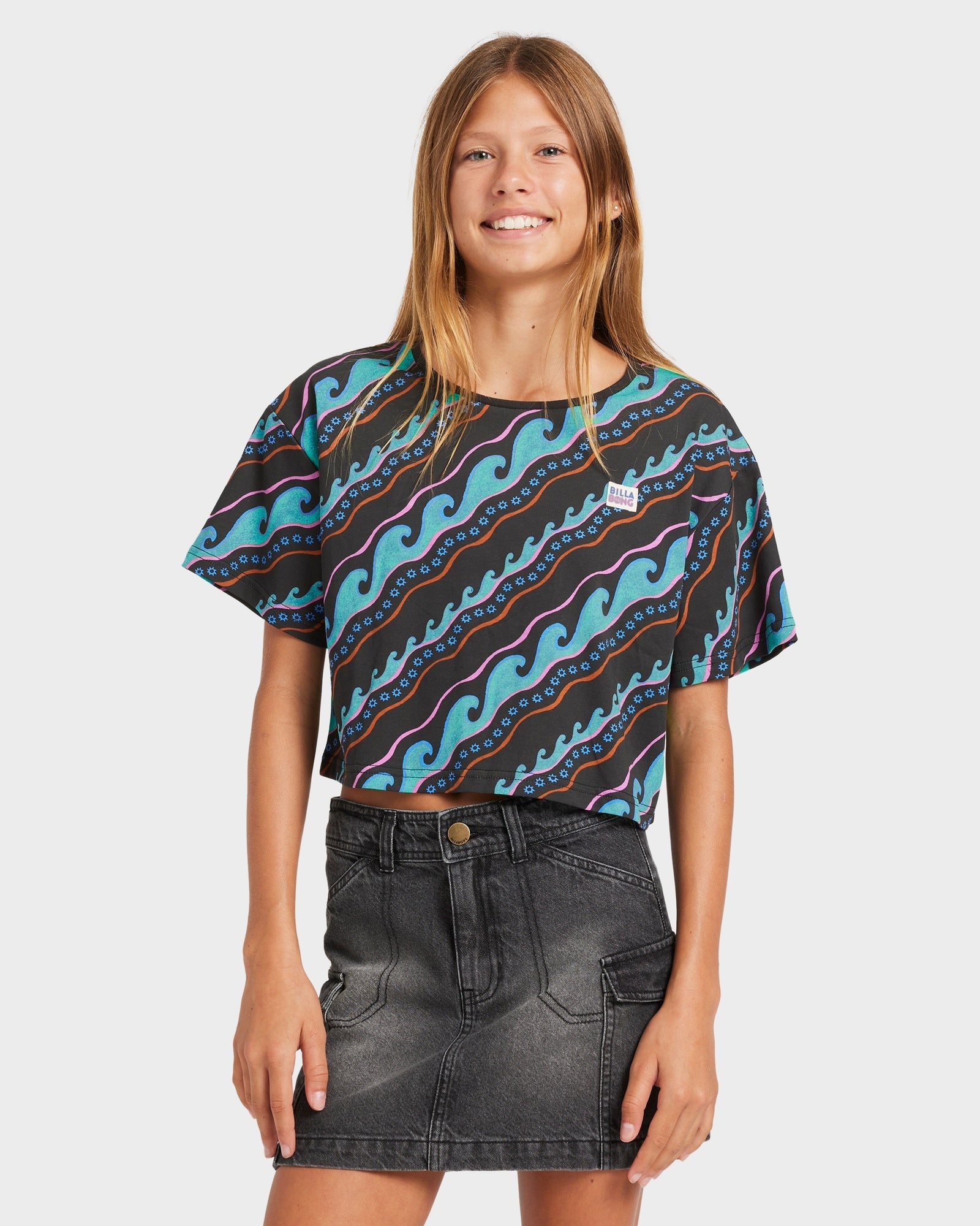 Girls 6-14 Sea Level Crop T-Shirt