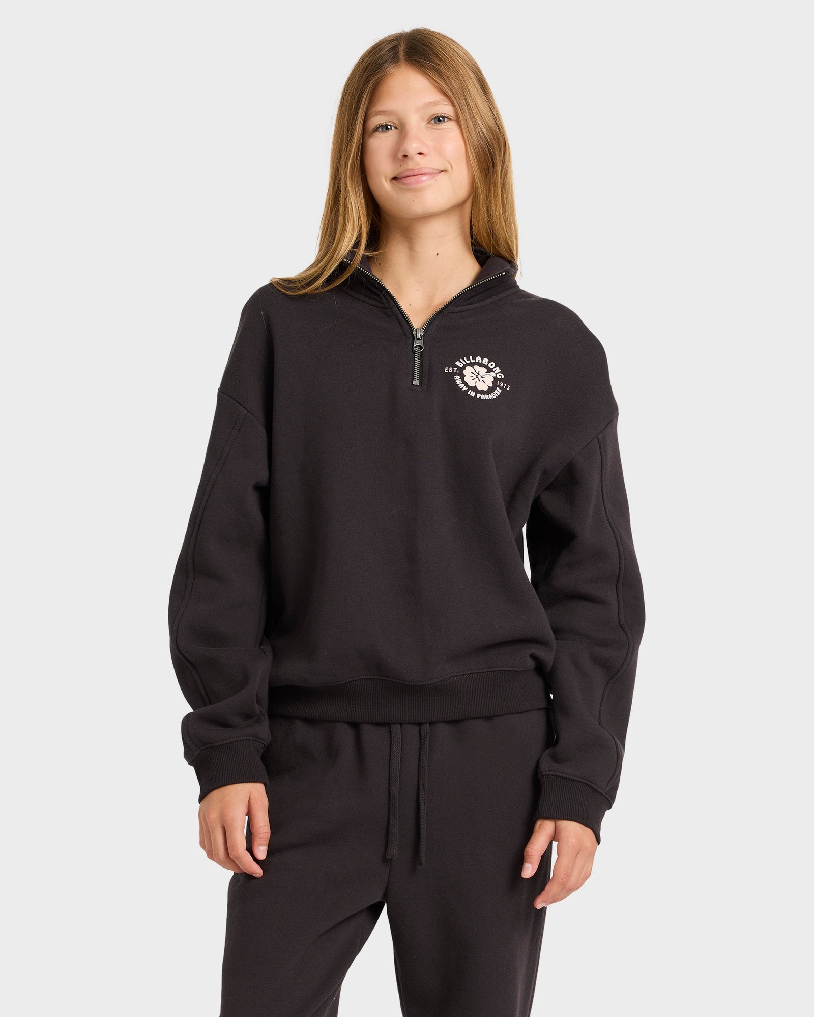 Girls 6-16 Paradise Half Zip Fleece Pullover