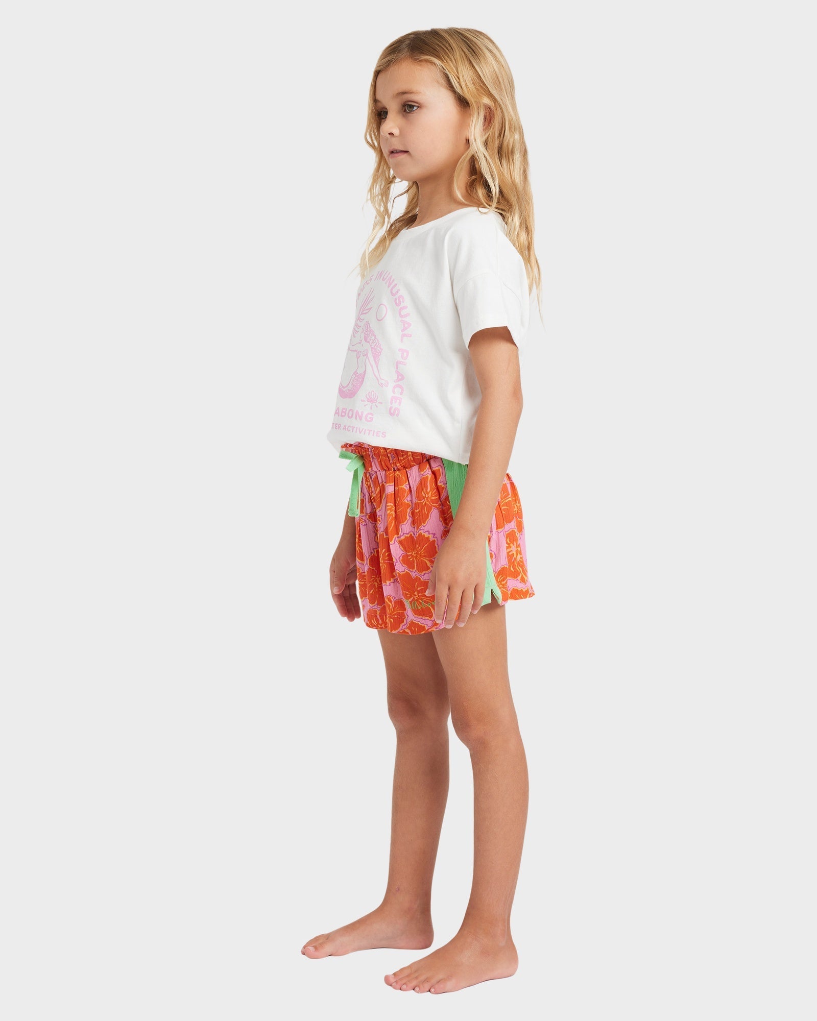Girls 0-5 Happy Hibiscus Olly Shorts