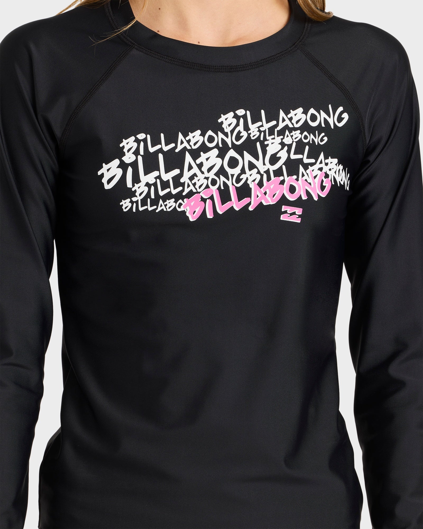 Girls 6-16 Say My Name Long Sleeve Rash Vest Set