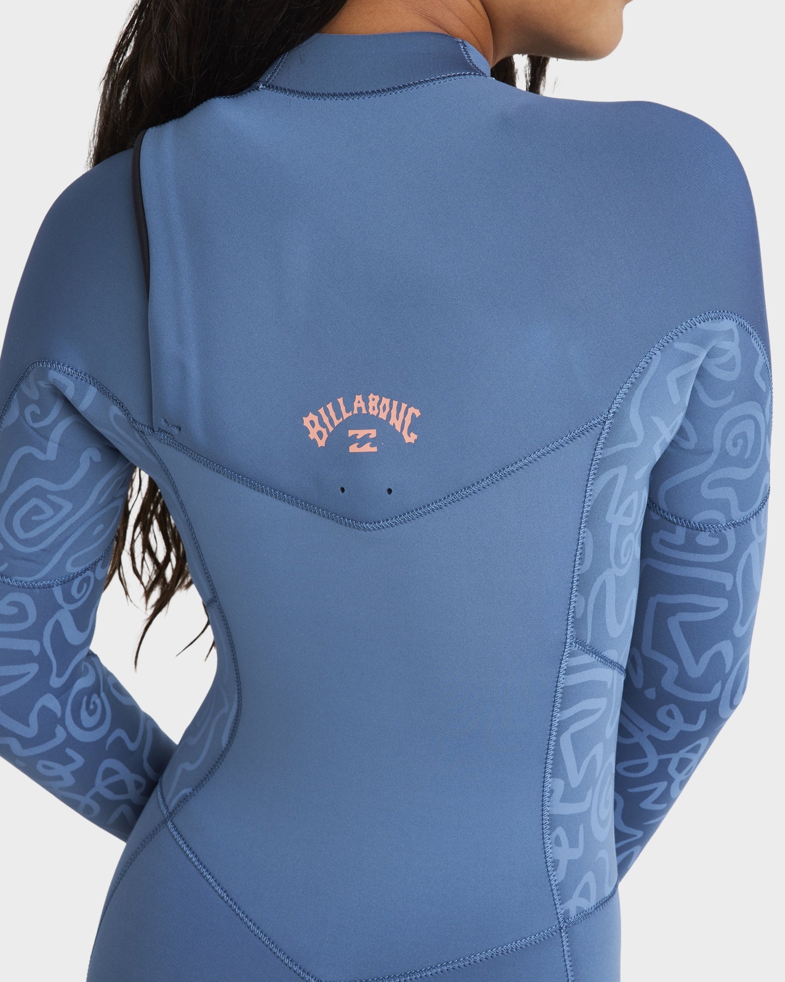 Girls 8-14 4/3 mm Synergy Natural Chest Zip Steamer Wetsuit