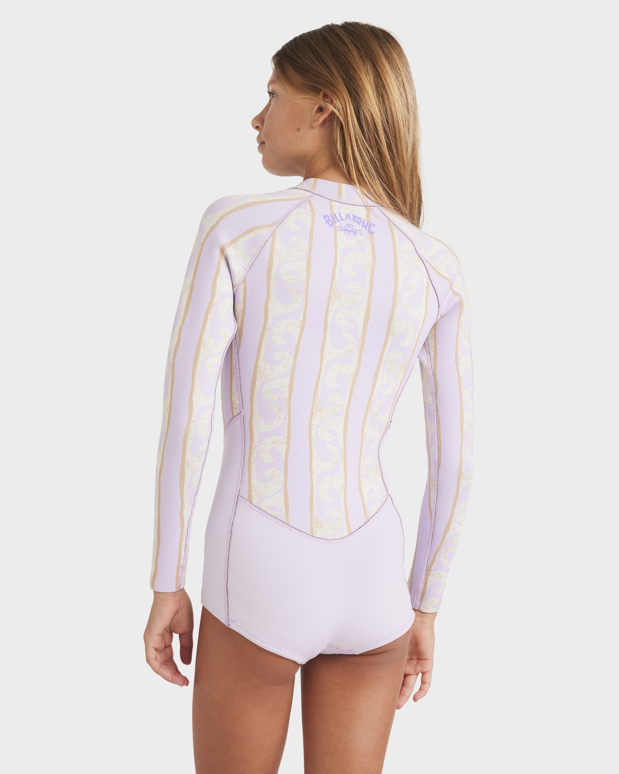 Girls 8-14 2/2mm Teen Salty Dayz Nat Long Sleeve Springsuit