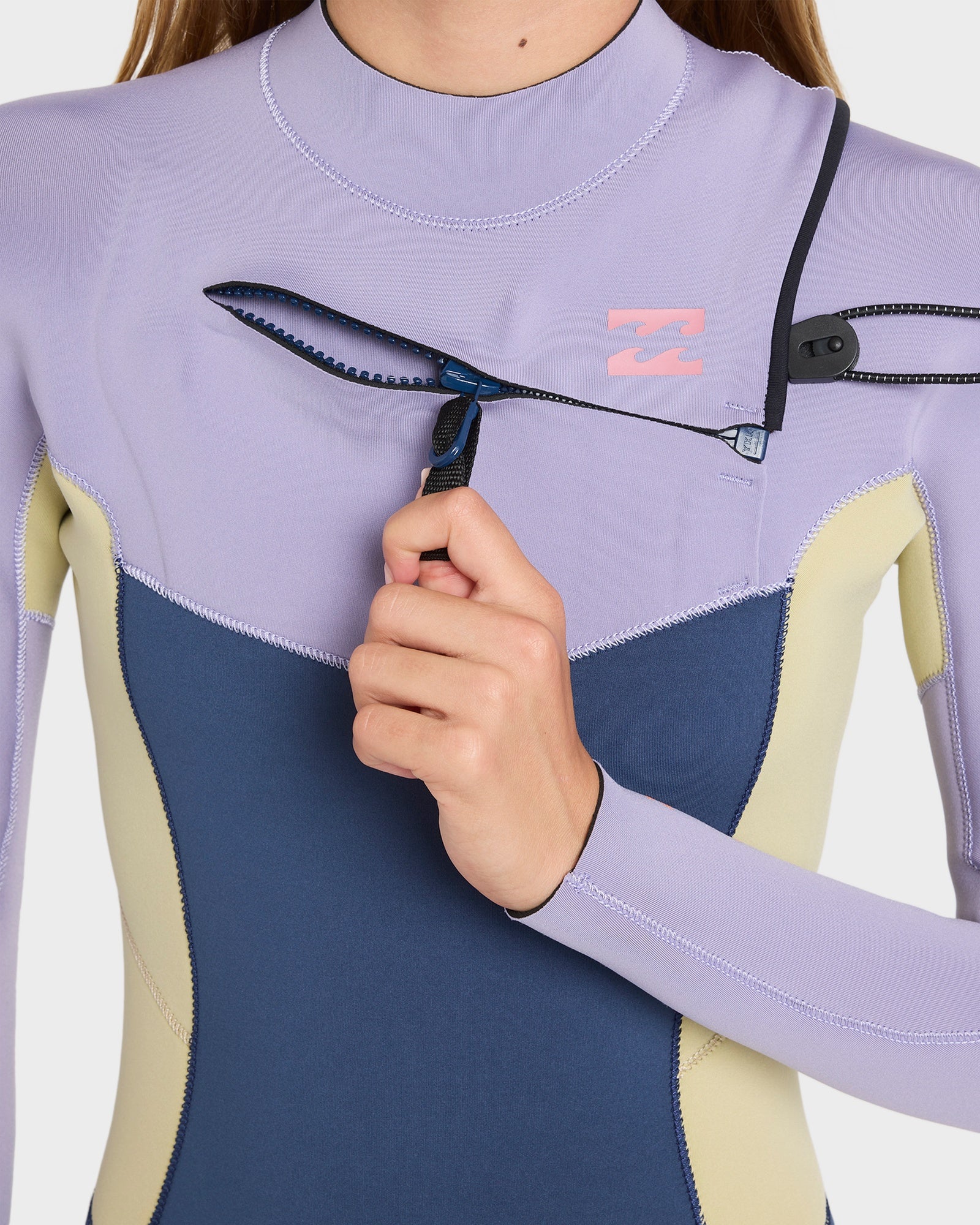 Girls 8-14 3/2mm Synergy Natural Chest Zip GBS Steamer Wetsuit