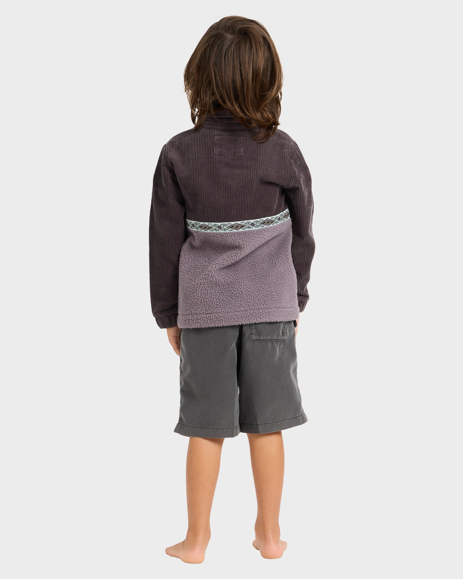 Boys 0-7 Space Lobster Half Zip Fleece Pullover