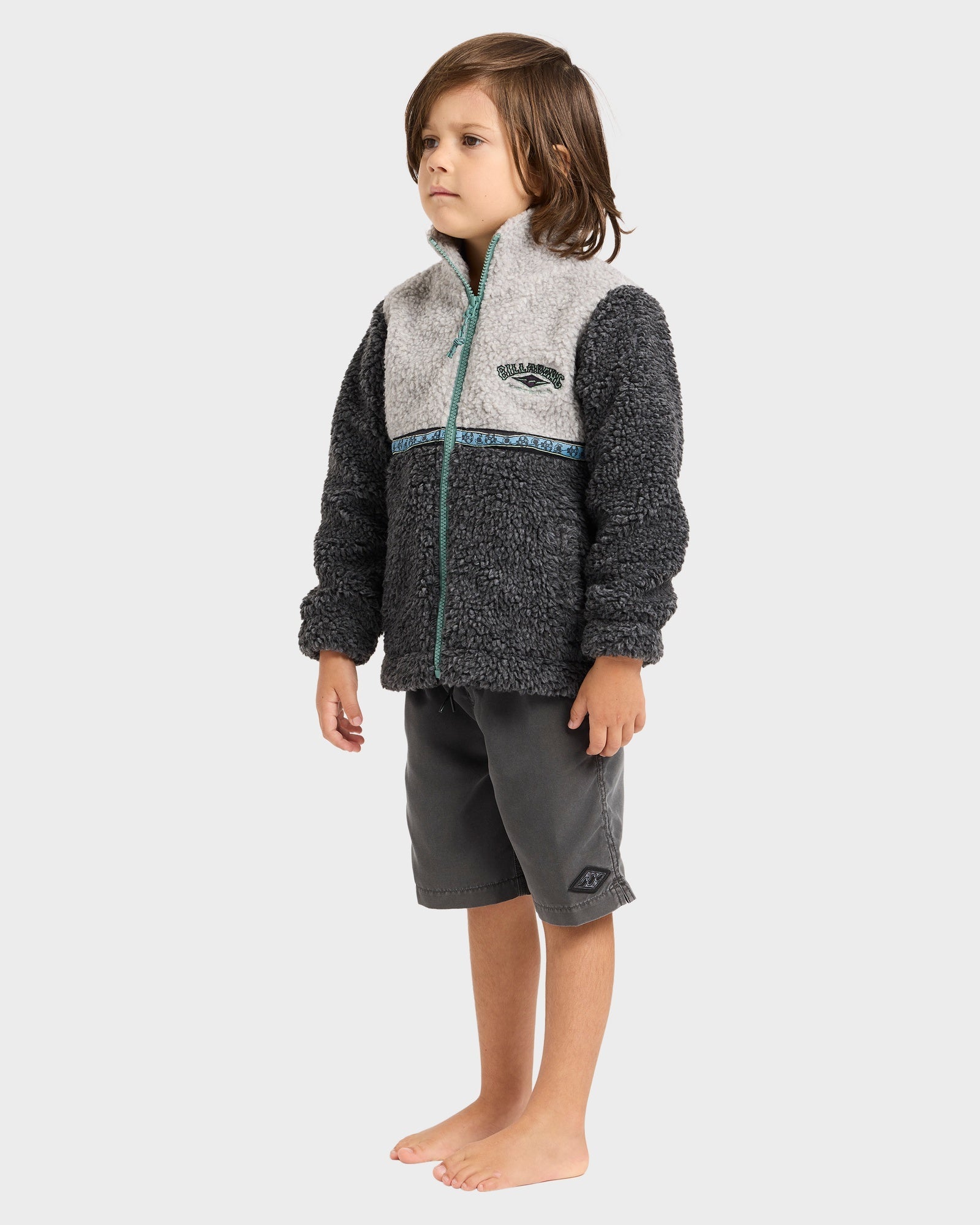 Boys 0-7 Tombstone Zip Up Fleece Jacket