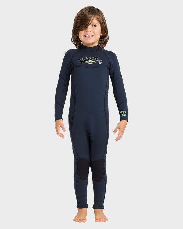 Boys 2-6 3/2mm Absolute Back Zip Flatlock Steamer Wetsuit