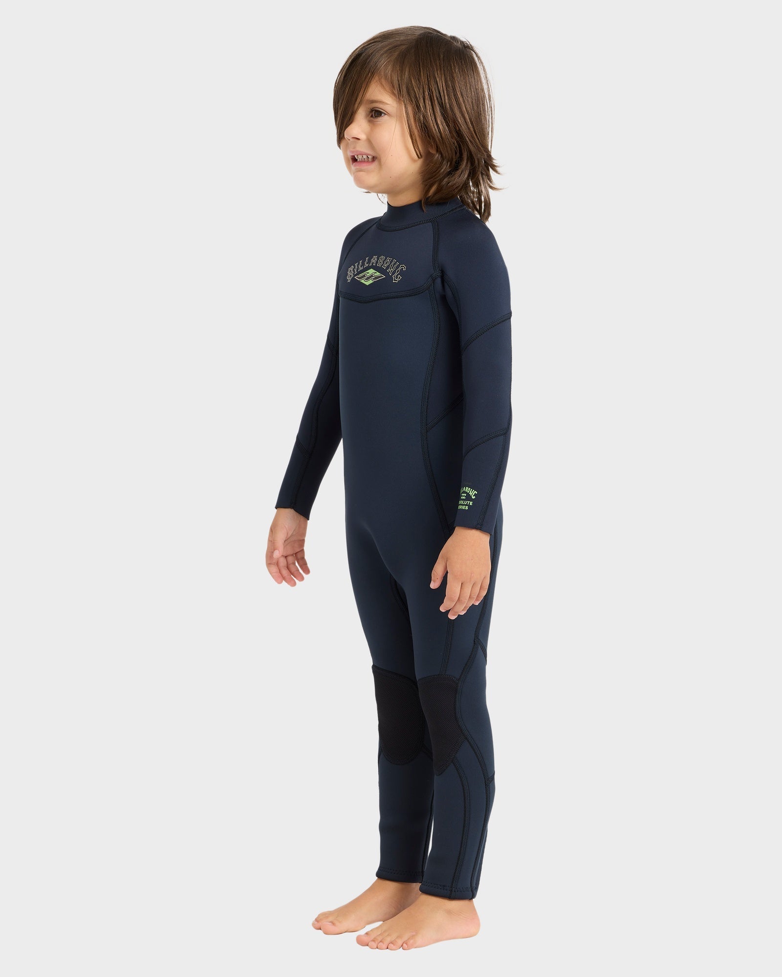 Boys 2-6 3/2mm Absolute Back Zip Flatlock Steamer Wetsuit