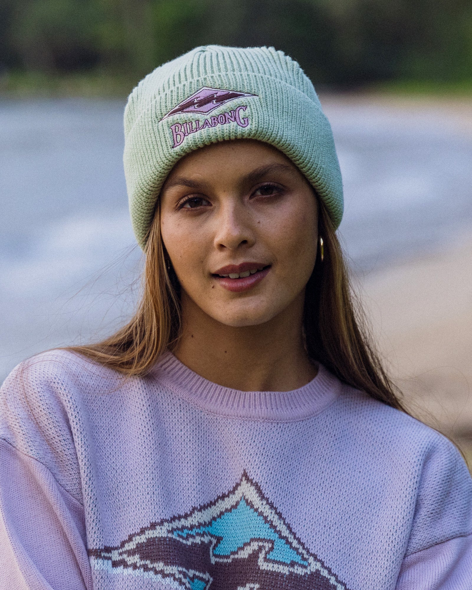 Billabong | Good Vibes Beanie Womens The Original Vibes Cuff Beanie – Billabong AU main image 4
