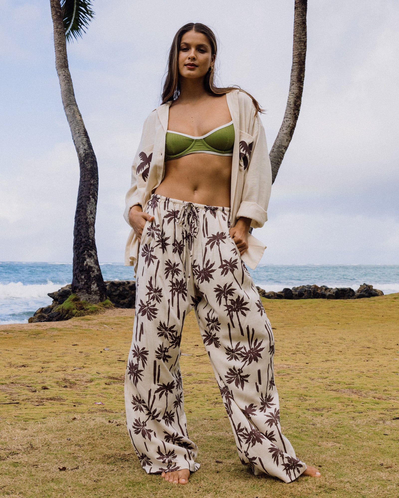 Womens Sunset Canyon Elastic Waist Pants