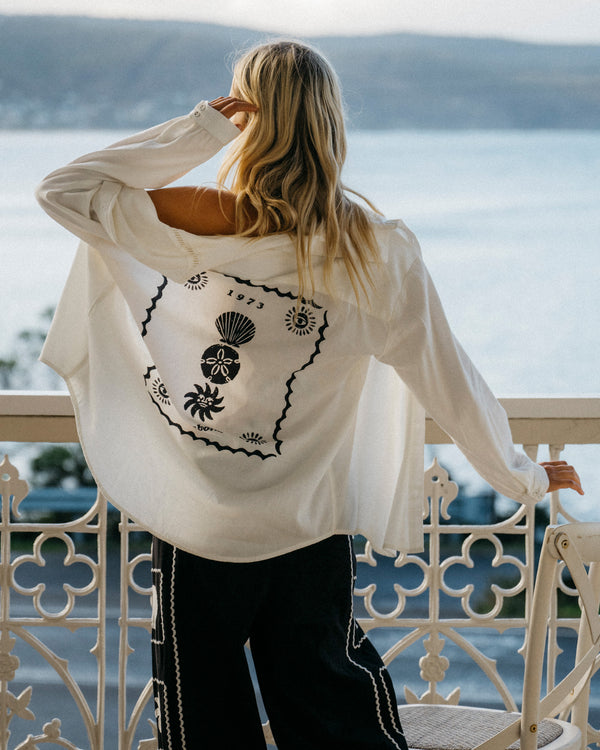 Womens Coastal Crush Long Sleeve Shirt